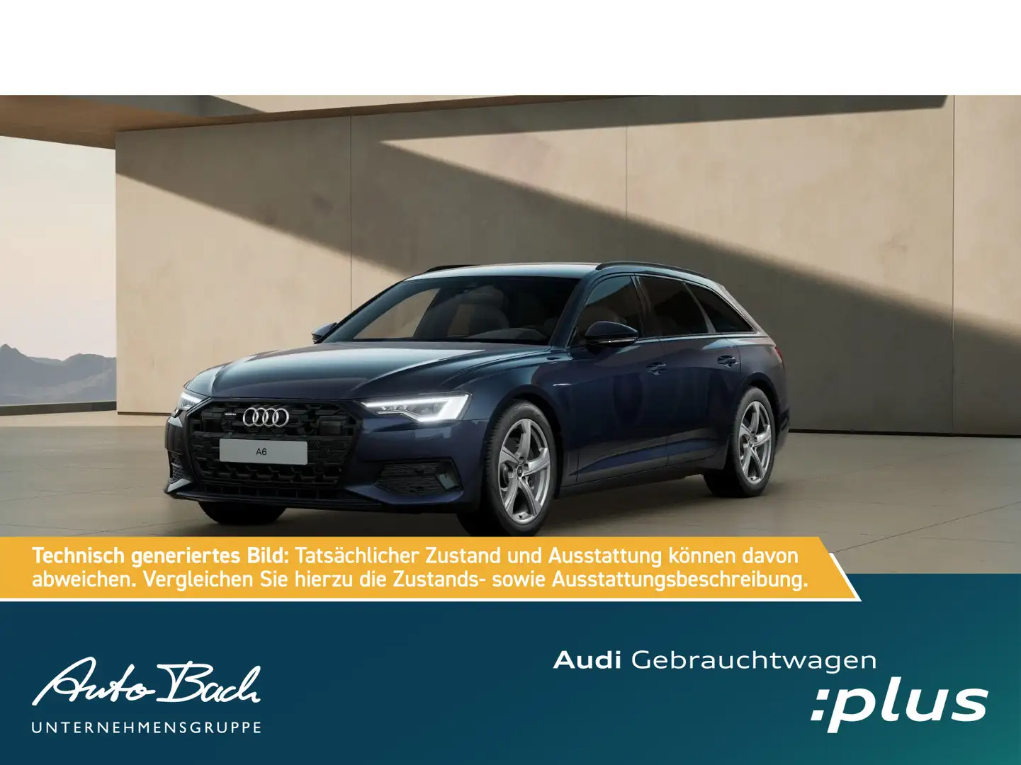 Audi A6 Sport advanced 45TDI qu Stronic Navi LE Blau - 1