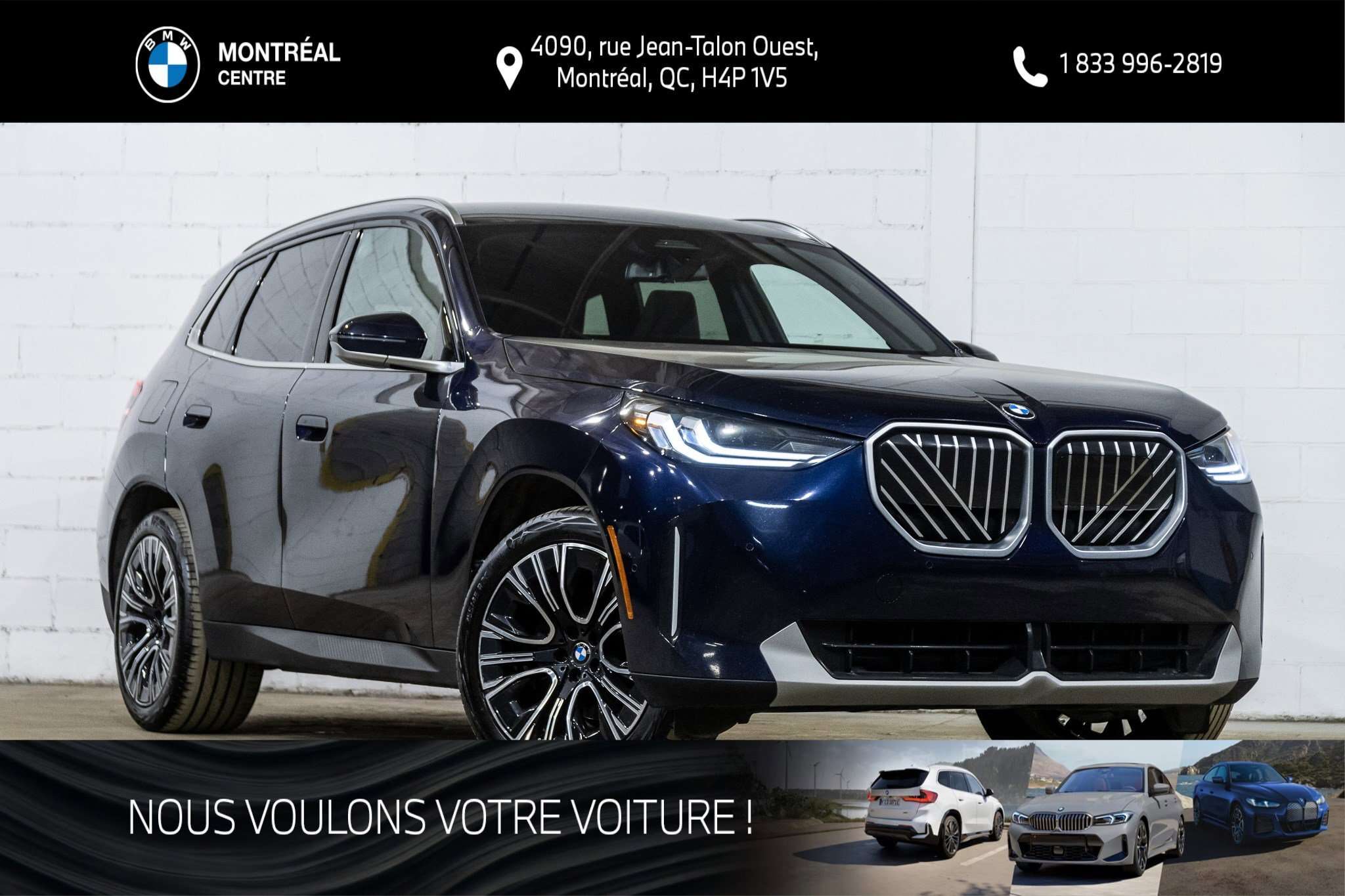 2025 BMW X3 30 xDrive Sport | Sièges chauffants avant | Naviga