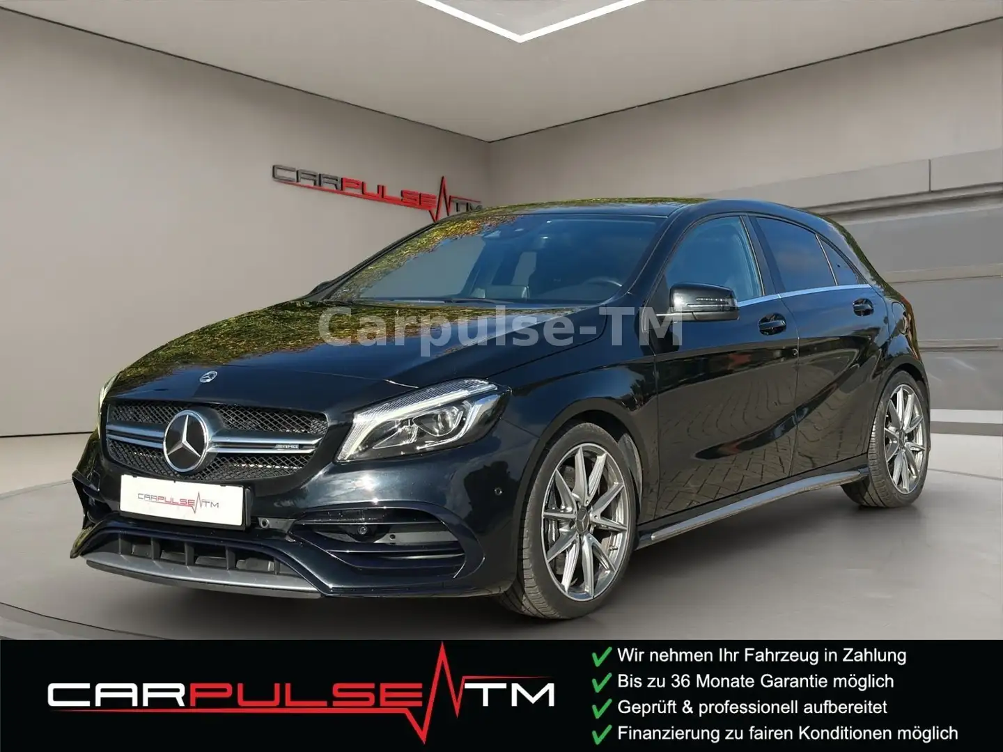 Mercedes-Benz A 45 AMG 4Matic Distronic Plus-Panorama-Kamera Schwarz - 1