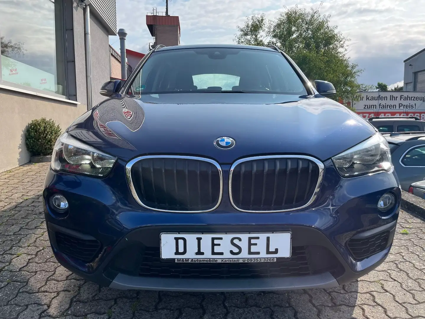 BMW X1 sDrive 18d orig.50tkm *AHK+Klimaaut.+PDC+SHZ* Blau - 2