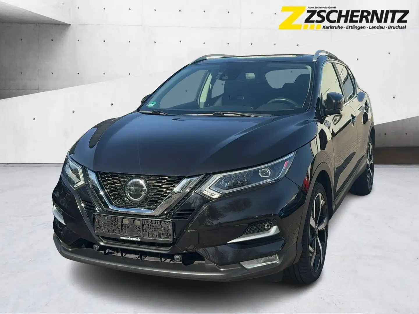 Nissan Qashqai 1.3 DIG-T Akari ACC+LED+Navi+Pano+SD+SHZ Schwarz - 2