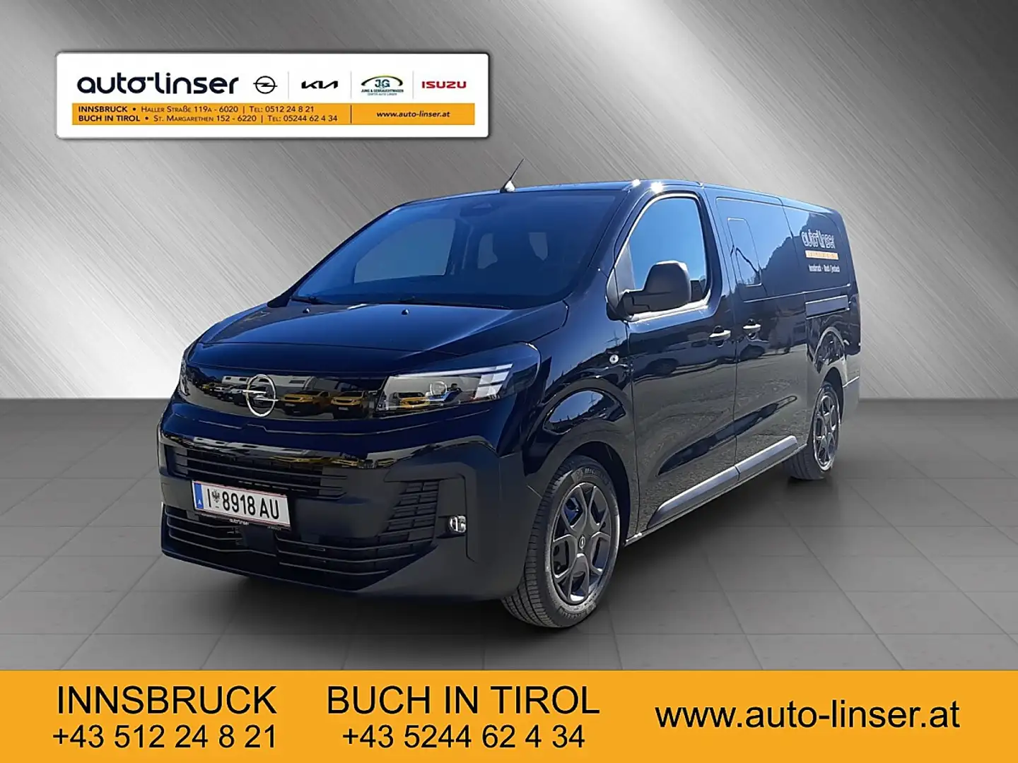 Opel Vivaro Kombi. XL. Diesel 180PS AT8 Schwarz - 1