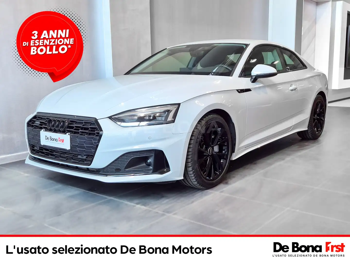 Audi A5 40 2.0 tfsi mhev business advanced quattro 204cv s Bianco - 1