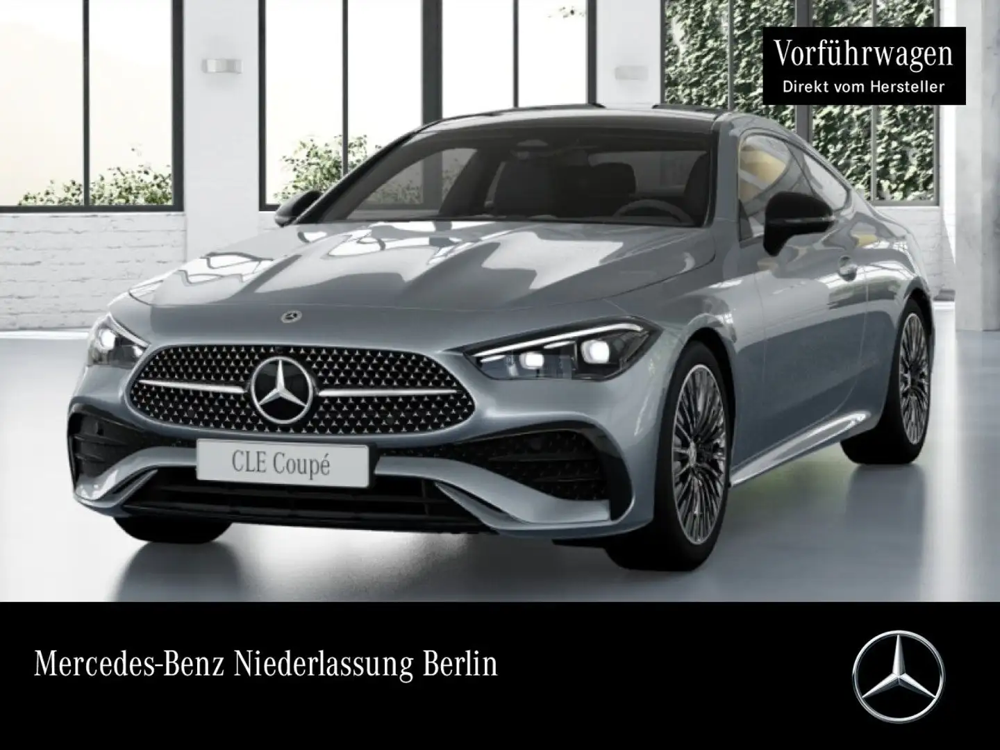 Mercedes-Benz CLE 200 AMG+NIGHT+PANO+360+BURMESTER+TOTW+KEYLESS Argintiu - 1