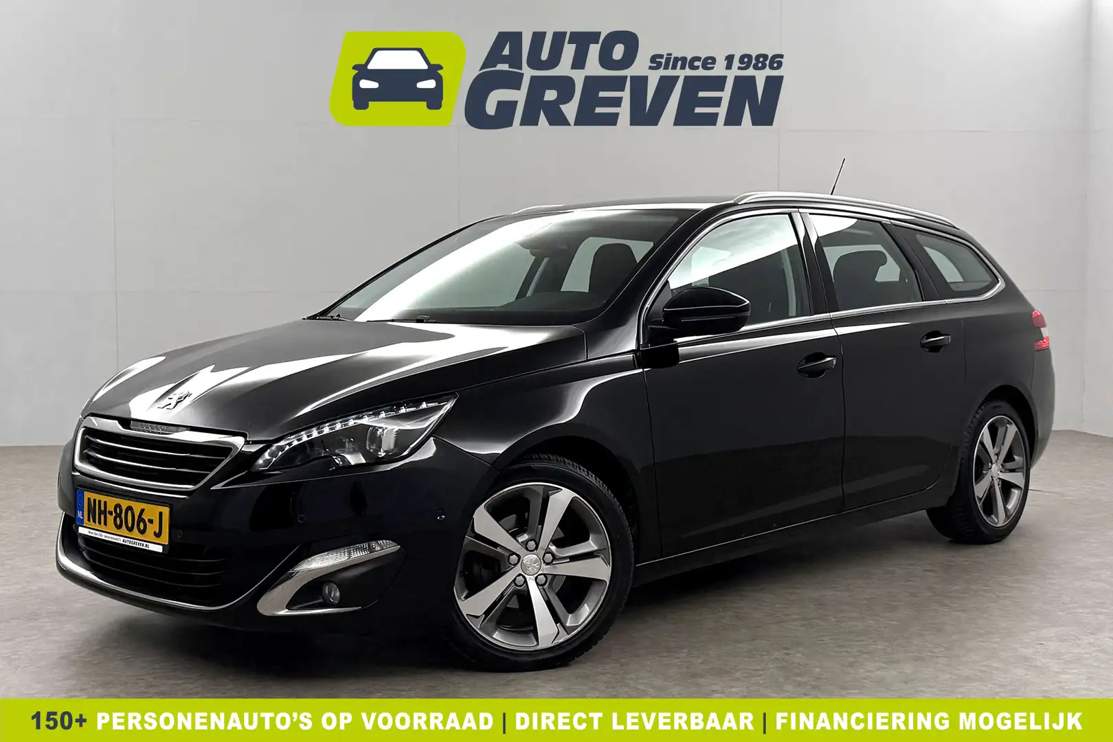 Peugeot 308 1.6 BlueHDi | APK tot 04-2026 | LED Camera Clima C Noir - 1