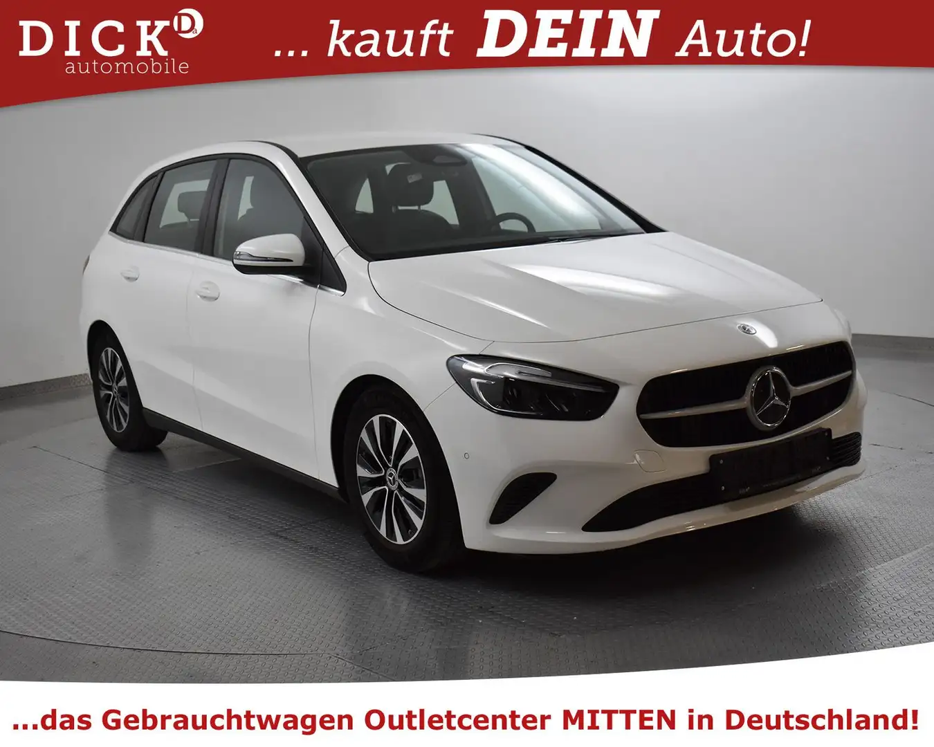 Mercedes-Benz B 180 7G Advan VIRTU+KAM+NAVI+LED+SHZ+LEDER+TEMP Fehér - 1