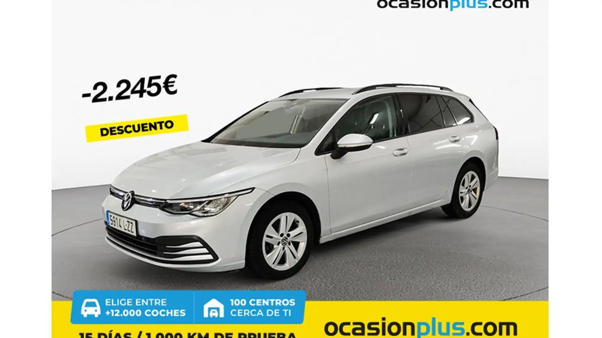 Volkswagen Golf Variant 2.0TDI Life 85kW Plateado - 1
