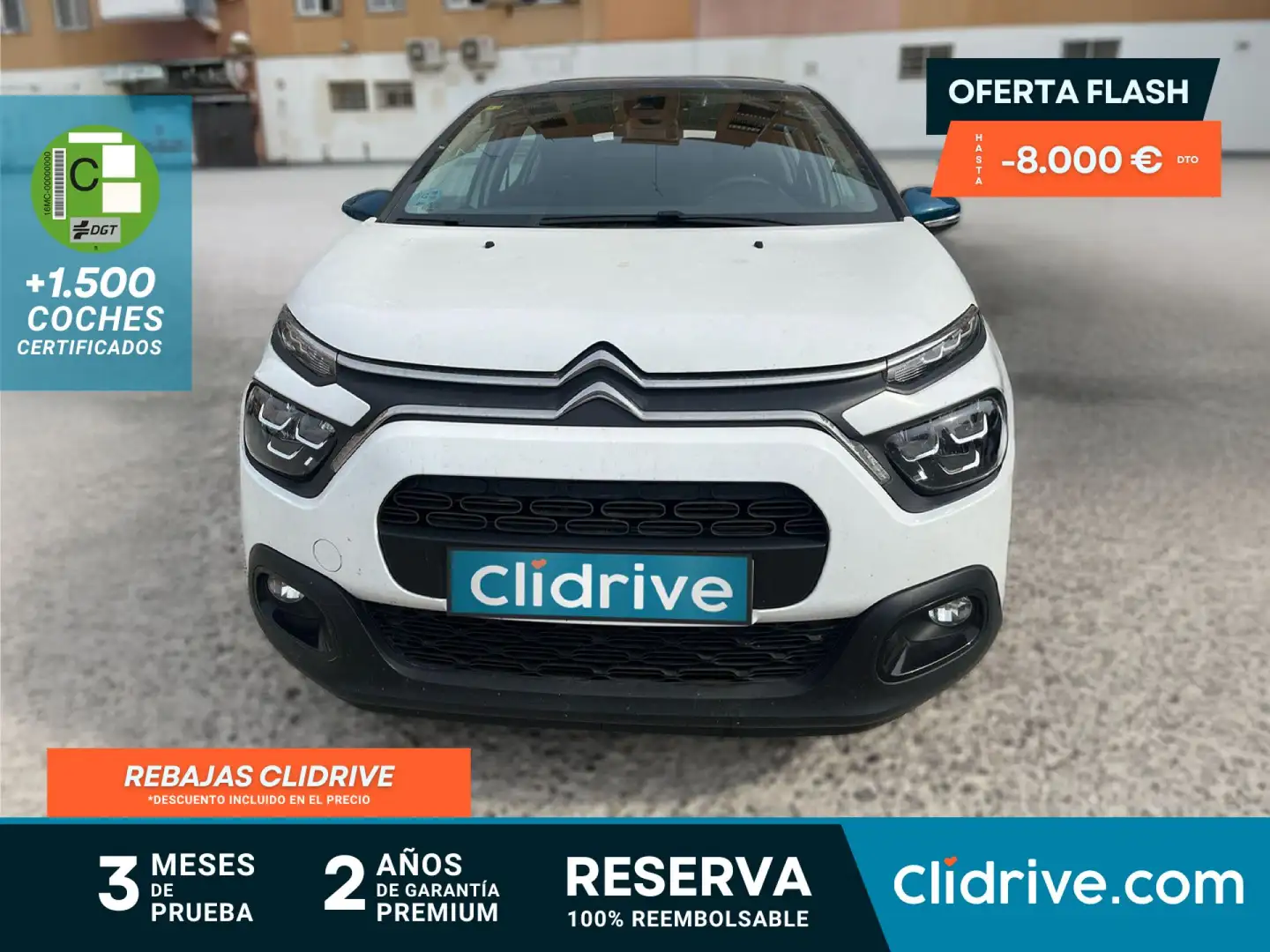 Citroen C3 PureTech 60KW (83CV) FEEL Blanco - 1