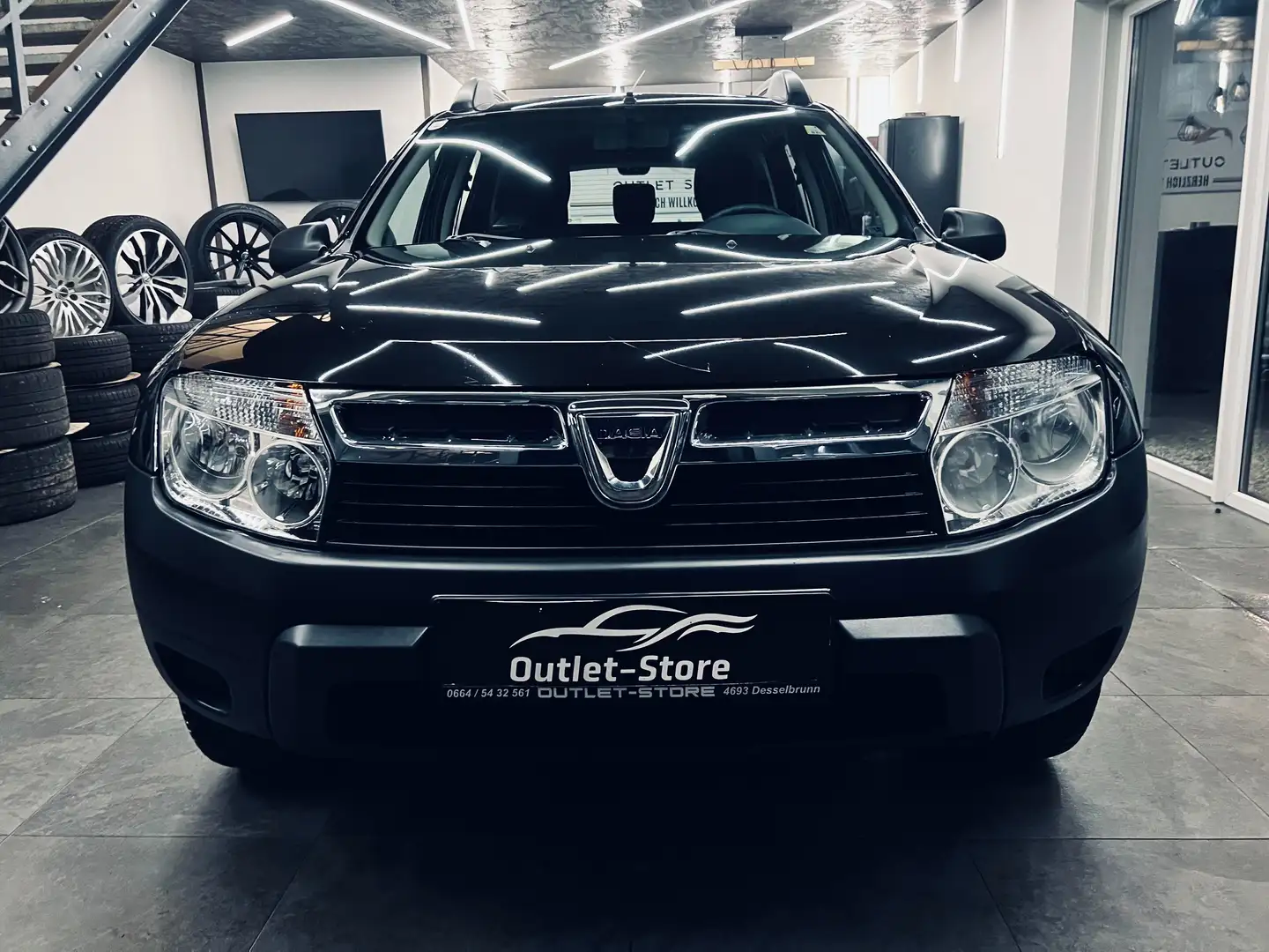 Dacia Duster Basis 4x2 dCi*2.Besitz*Klima*NUR 96.000KM*TOP* Schwarz - 2