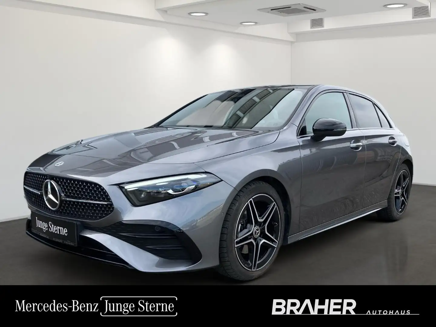 Mercedes-Benz A 180 d AMG Line Aut Gris - 1