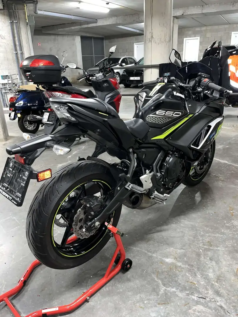 Kawasaki Ninja 650 ligne complète Akrapovic titane homologué Fekete - 2