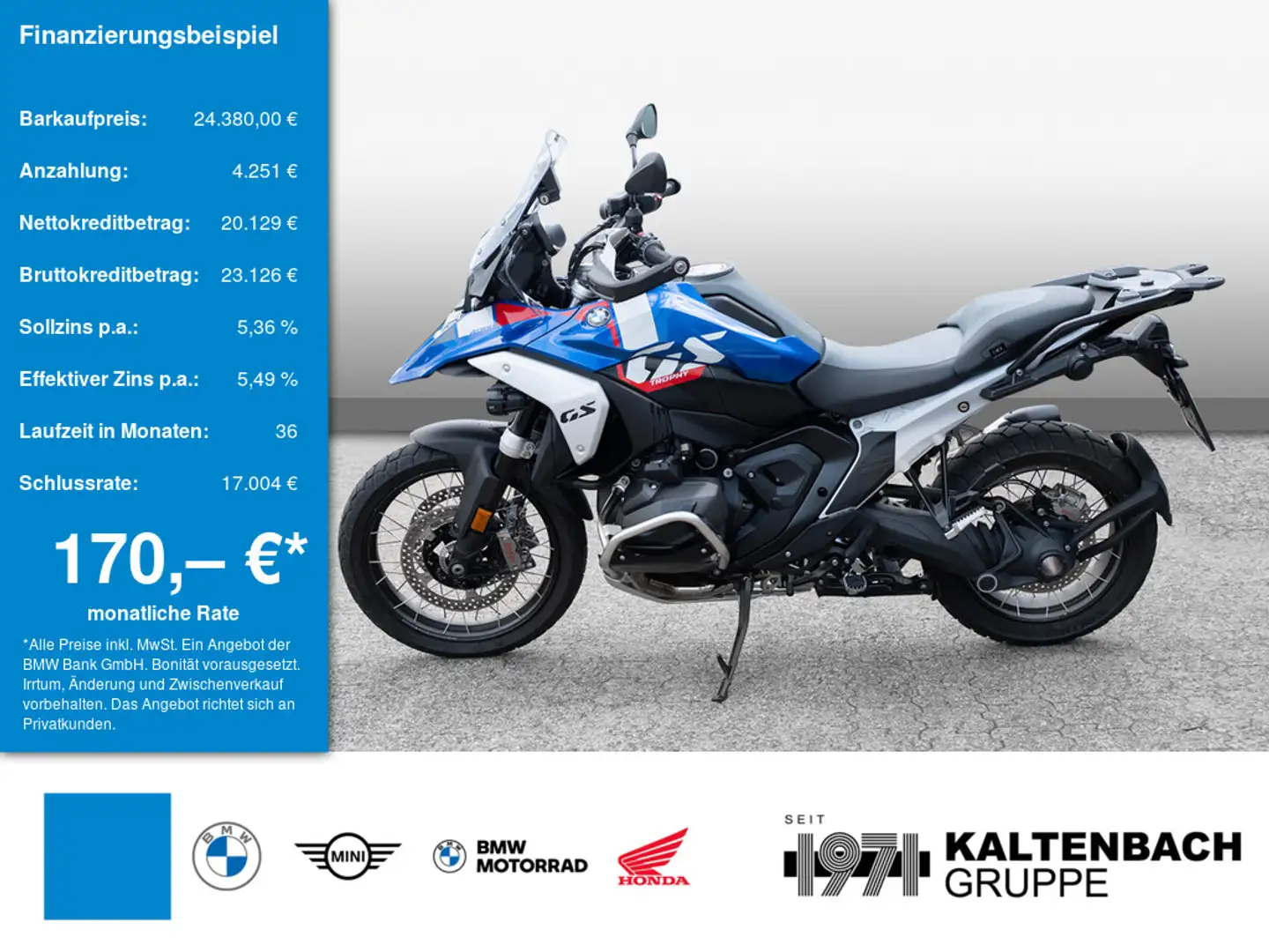 BMW R 1300 GS Trophy KOMFORT-P. TOUREN-P. SHZ Albastru - 1