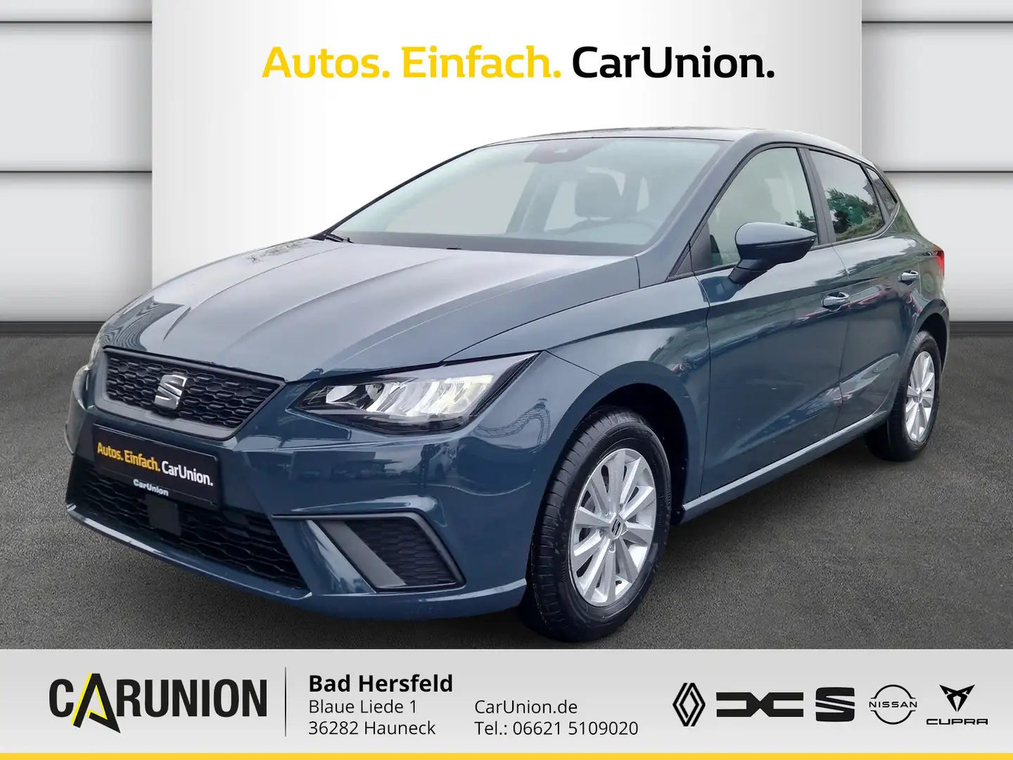SEAT Ibiza Road Edition 1.0 TSI 6-Gang Sitzh/Navi/PDC Blau - 1