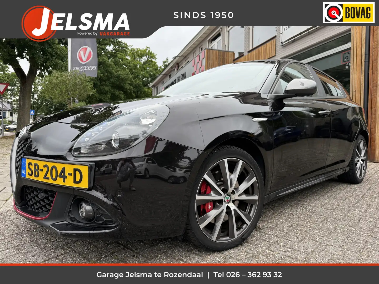Alfa Romeo Giulietta 1.4 Turbo Super Aut. 170pk, pack Lusso | Navi Zwart - 1