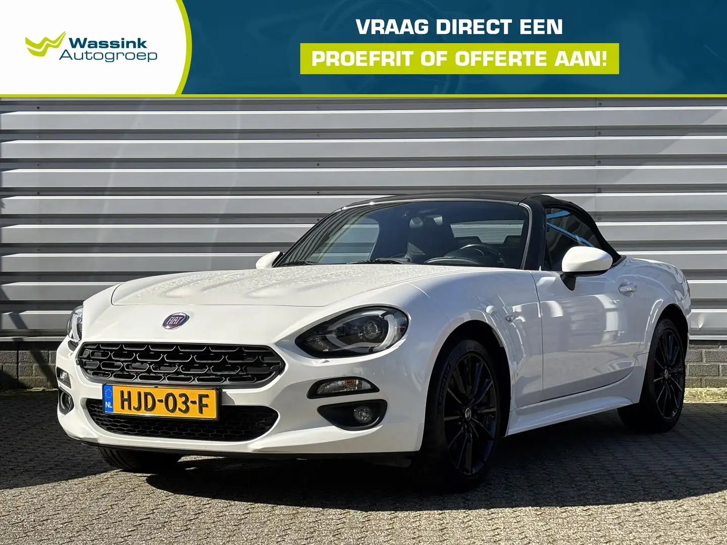 Fiat 124 Spider 1.4 MultiAir Lusso Automaat | Supersprint uitlaat Wit - 1