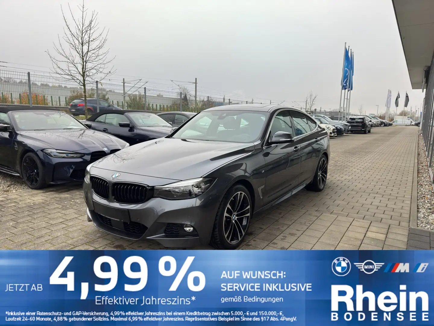 BMW 340 i Gran Turismo M Sport AHK Rückfahrkamera ACC Grau - 1