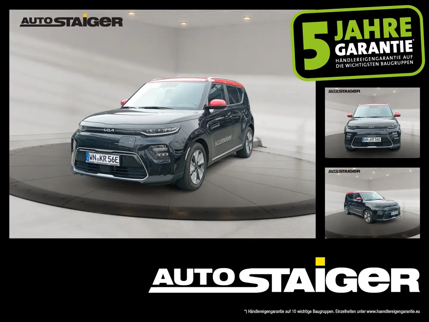 Kia Soul E (64kWh) Inspiration Schwarz - 1