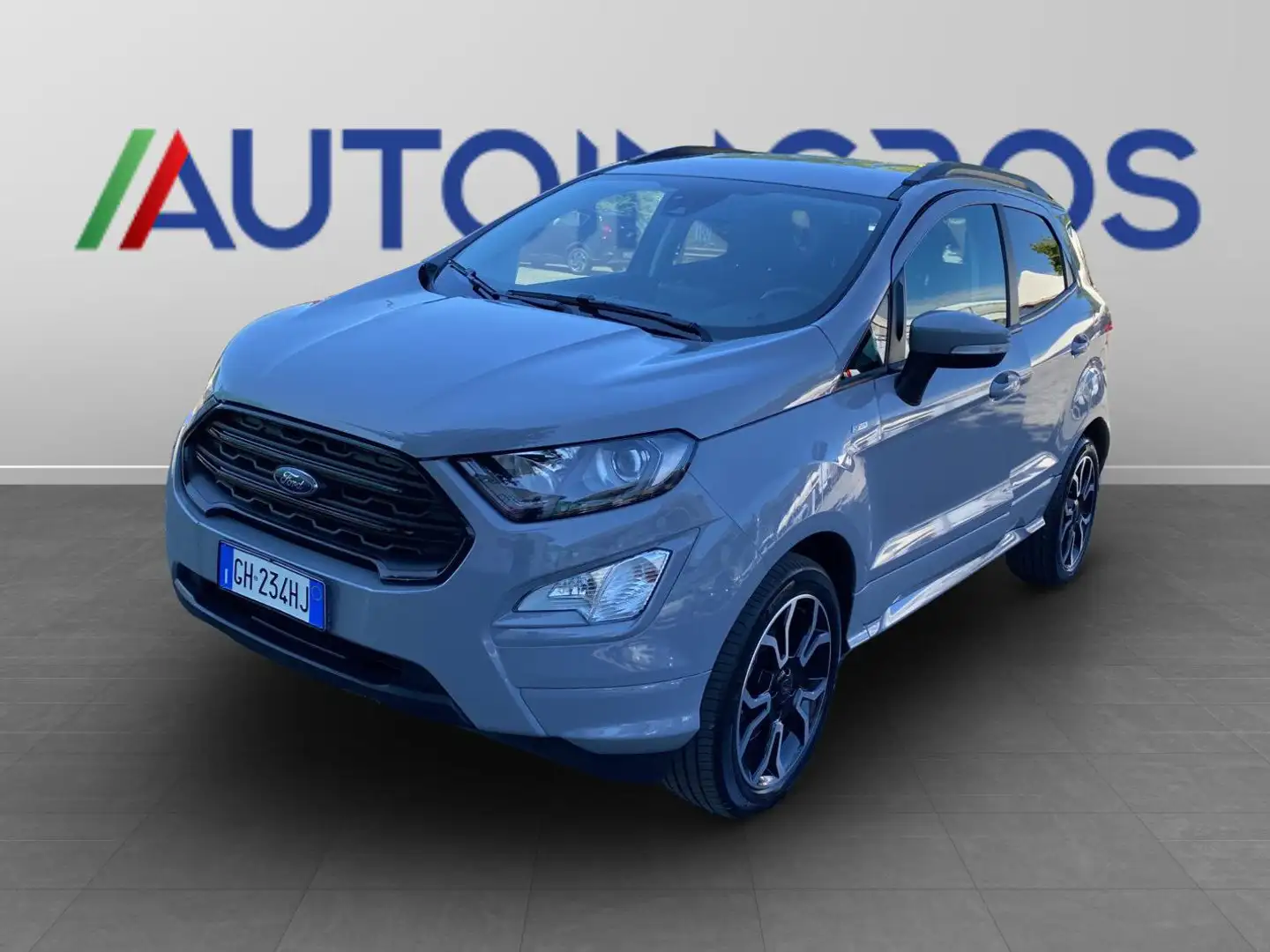 Ford EcoSport EcoSport 2018 1.0 ecoboost ST-Line s Gris - 1
