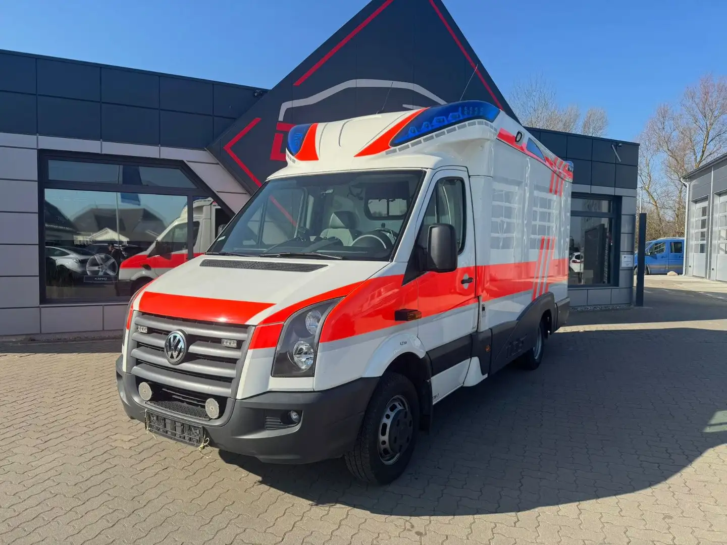 Volkswagen Crafter RTW Rettungswagen Klima Kamera Camper Blanco - 1