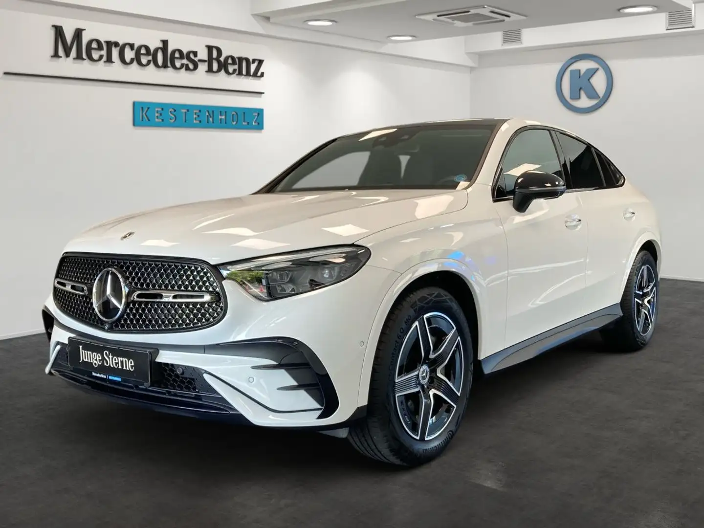 Mercedes-Benz GLC 300 d 4M AMG+BURMEST+AHK+PANO+360°+MEMORY Weiß - 2