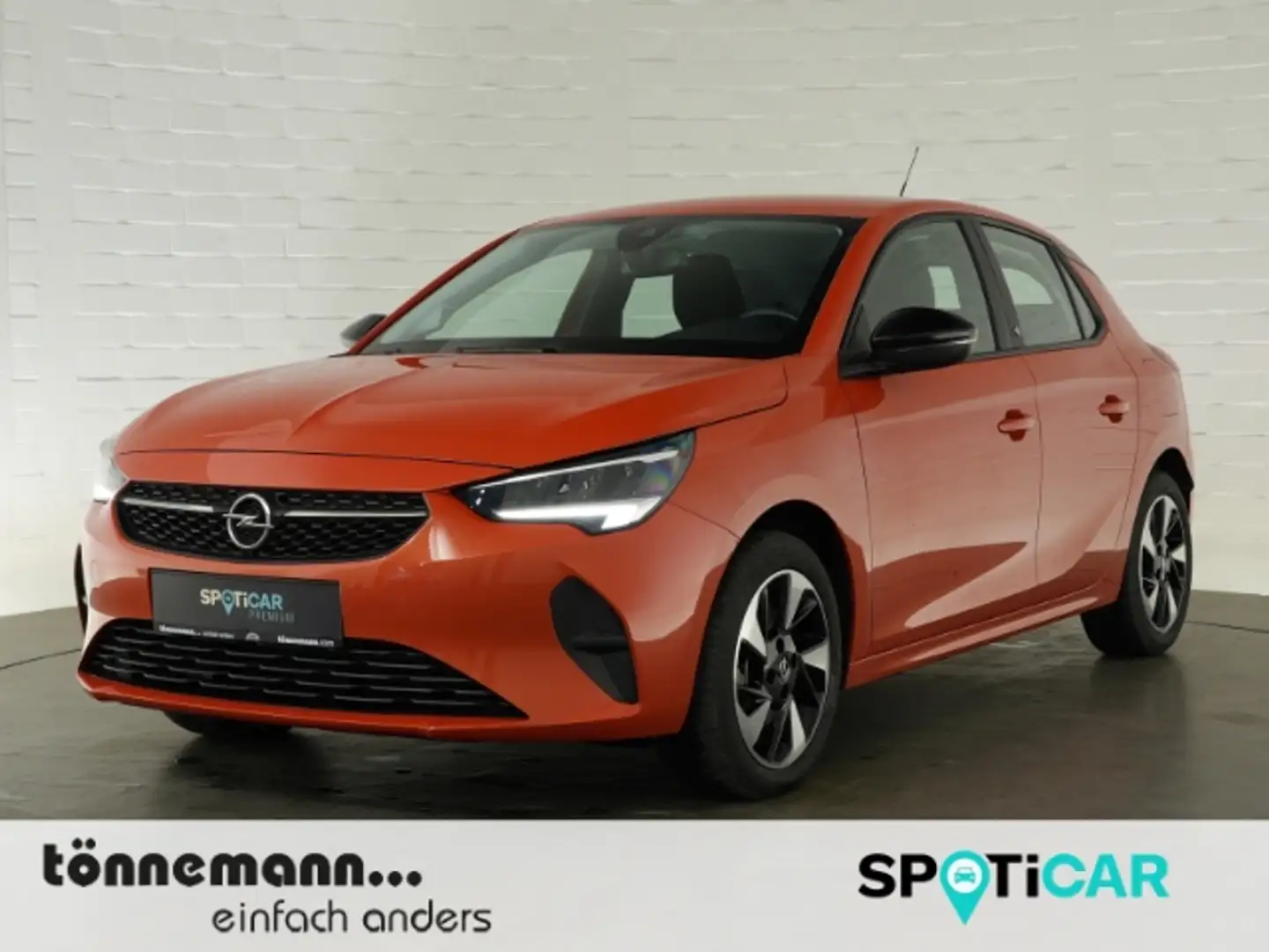 Opel Corsa-e F EDITION 50kWH AT+LED LICHT+RÜCKFAHRKAMERA+SITZ-/ Orange - 1