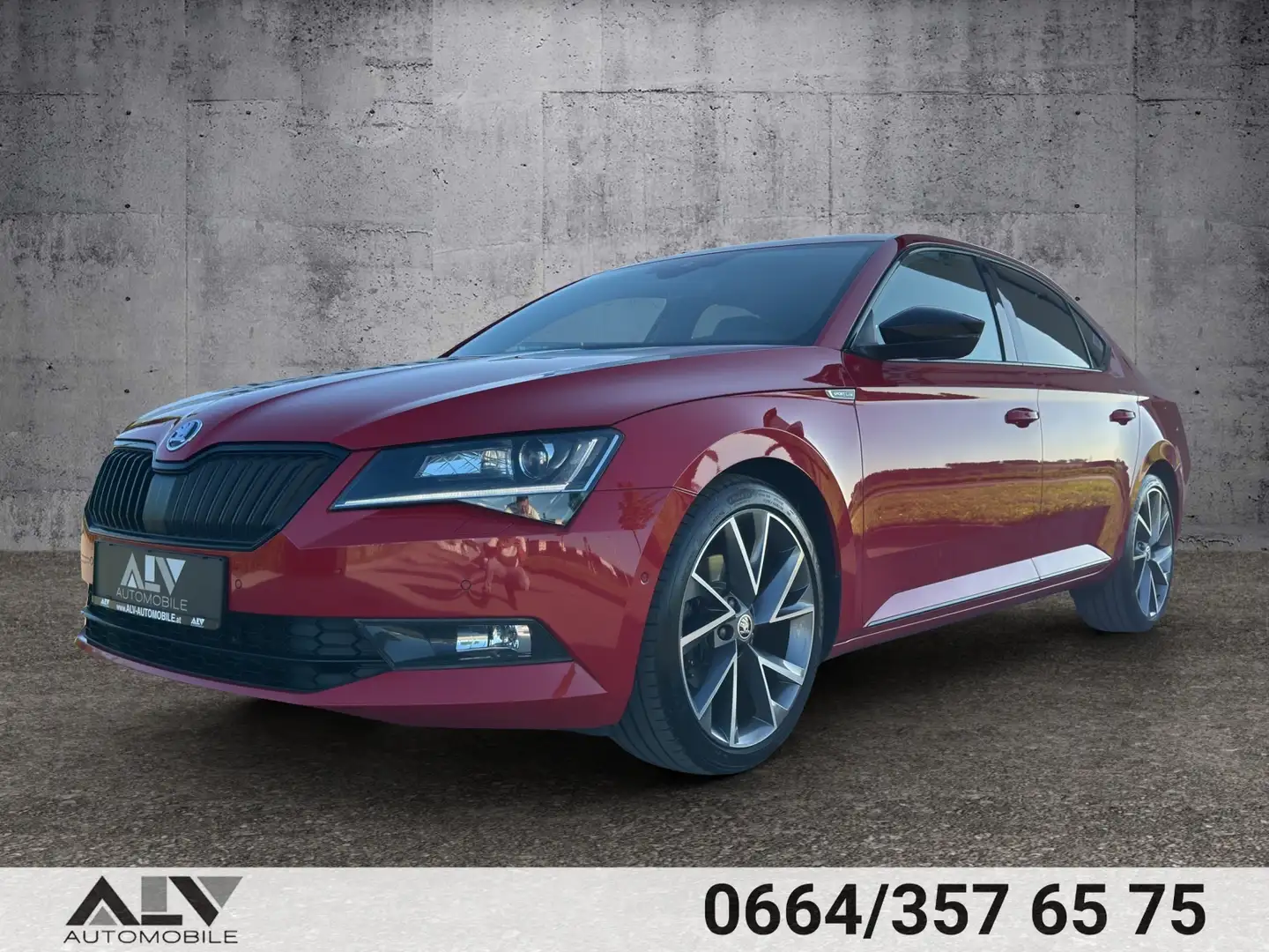 Skoda Superb Sportline 4x4 DSG Limousine 1.Besitz! Rouge - 2