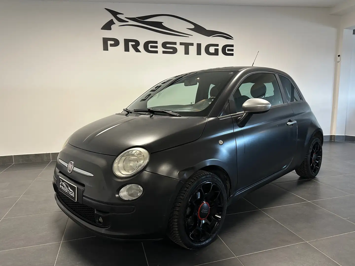 Fiat 500 500 1.3 MJT 95CVMATT BLACK EDITION P.CONSEGNA Schwarz - 2