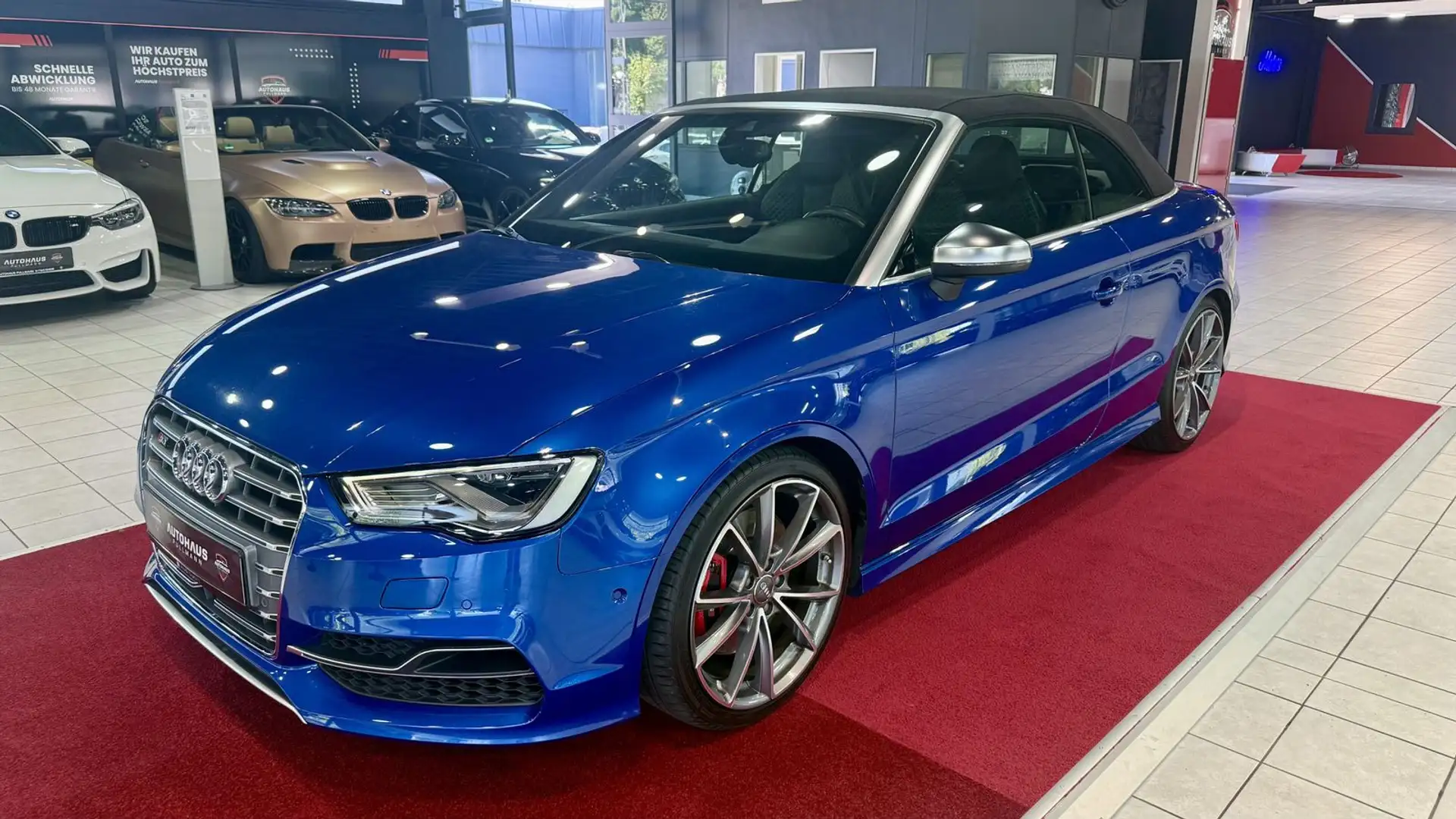 Audi S3 2.0 TFSI quattro Cabrio+KAMERA+TOTWINKEL Blue - 1
