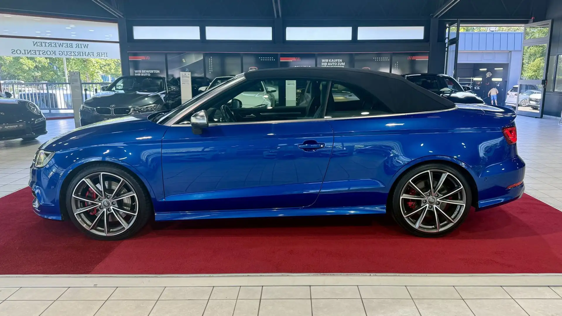 Audi S3 2.0 TFSI quattro Cabrio+KAMERA+TOTWINKEL Blue - 2