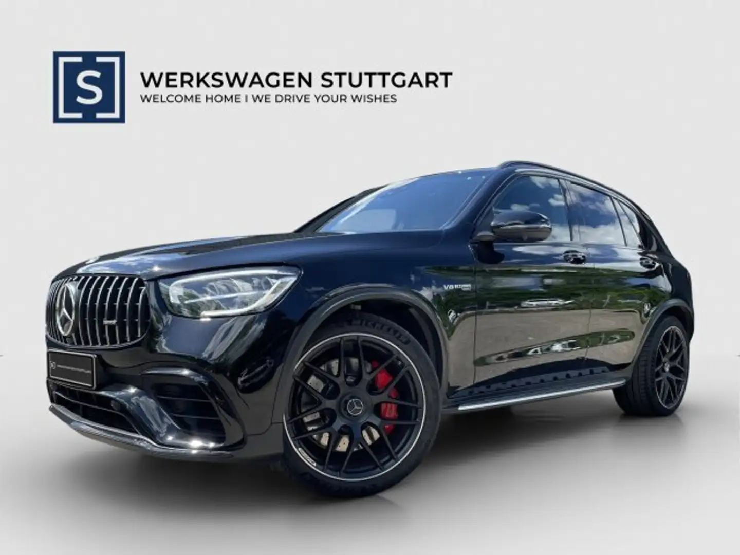 Mercedes-Benz GLC 63 AMG GLC 63 AMG S 4M+ Dist Abgas AHK Pano Key Mem 360 Noir - 1