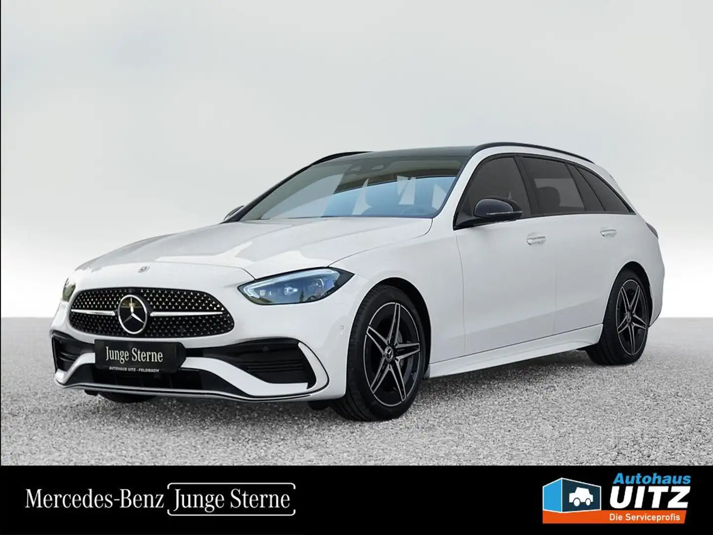 Mercedes-Benz C 220 d 4MATIC AMG +Pano+HUD+Night+PremPl Wit - 1