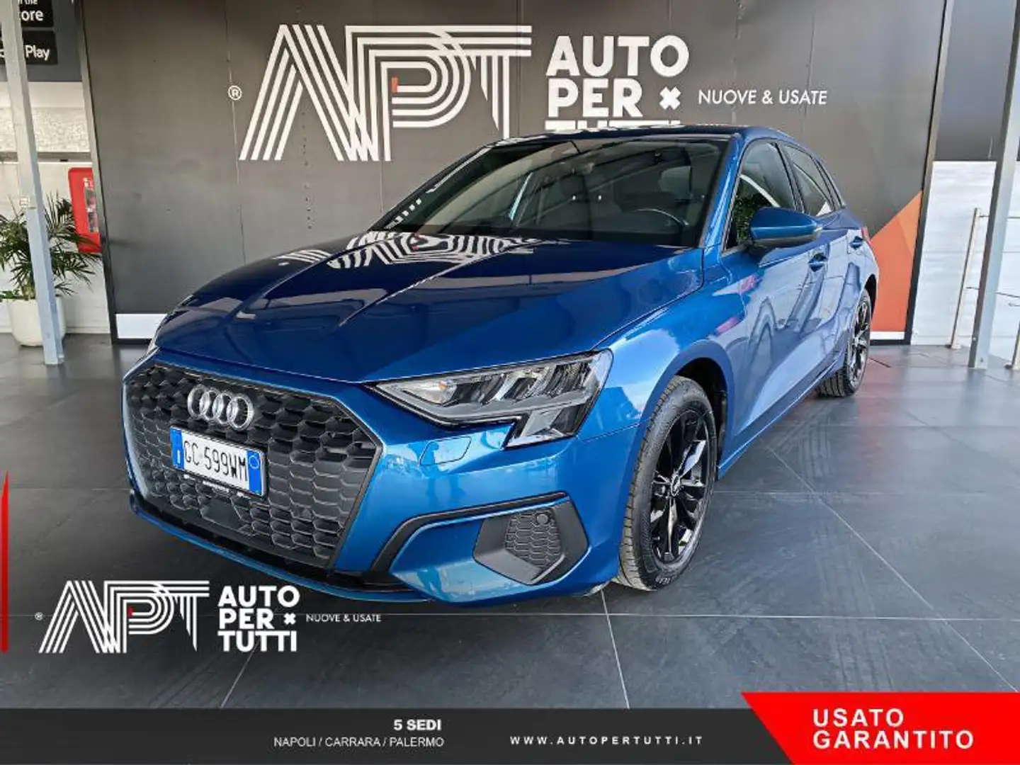 Audi A3 A3 Sportback 35 2.0 tdi Business Advanced s-tronic Blau - 1