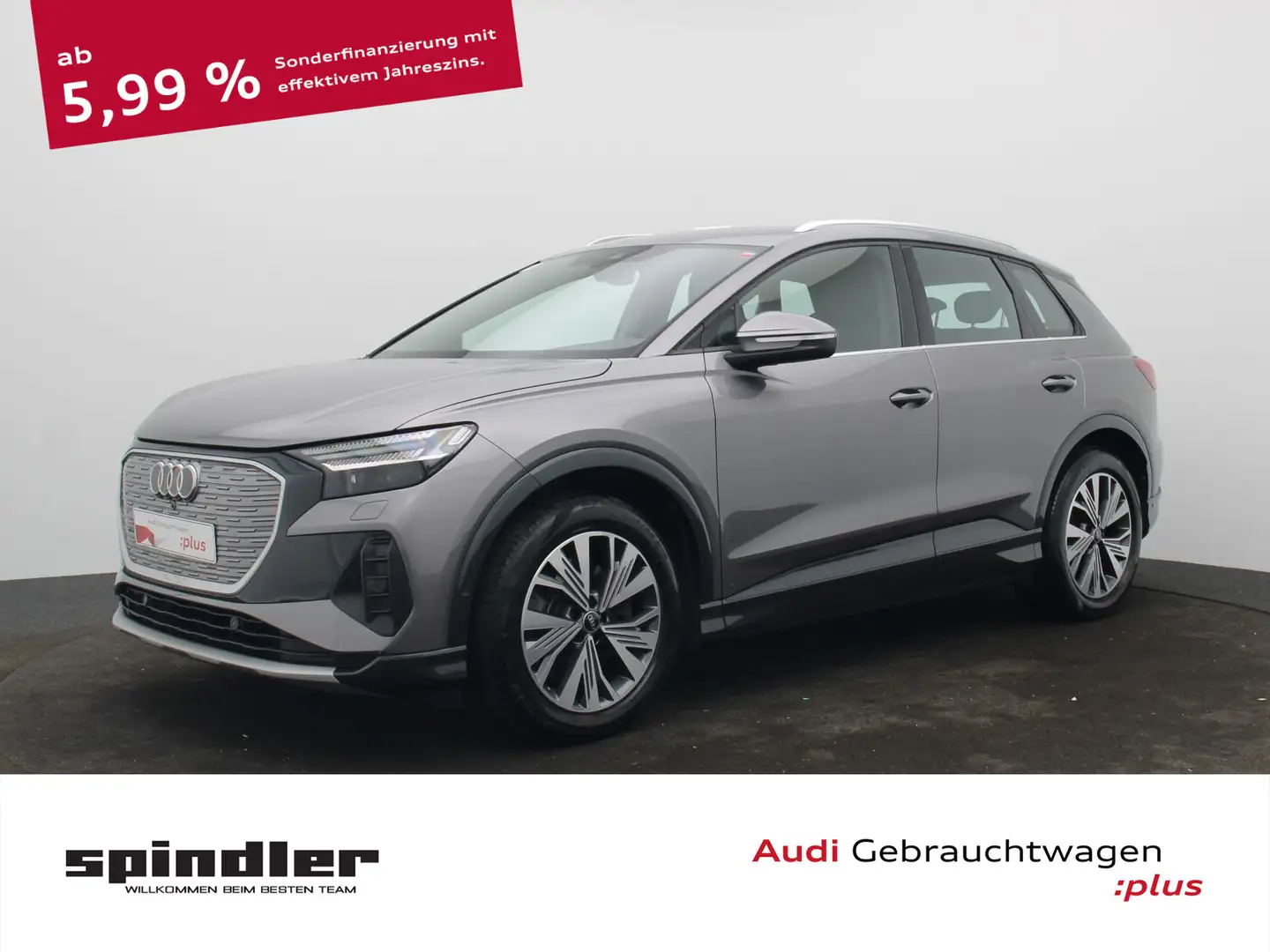 Audi Q4 e-tron advanced 45 quattro / AR-HuD, AHK, WP Grau - 1