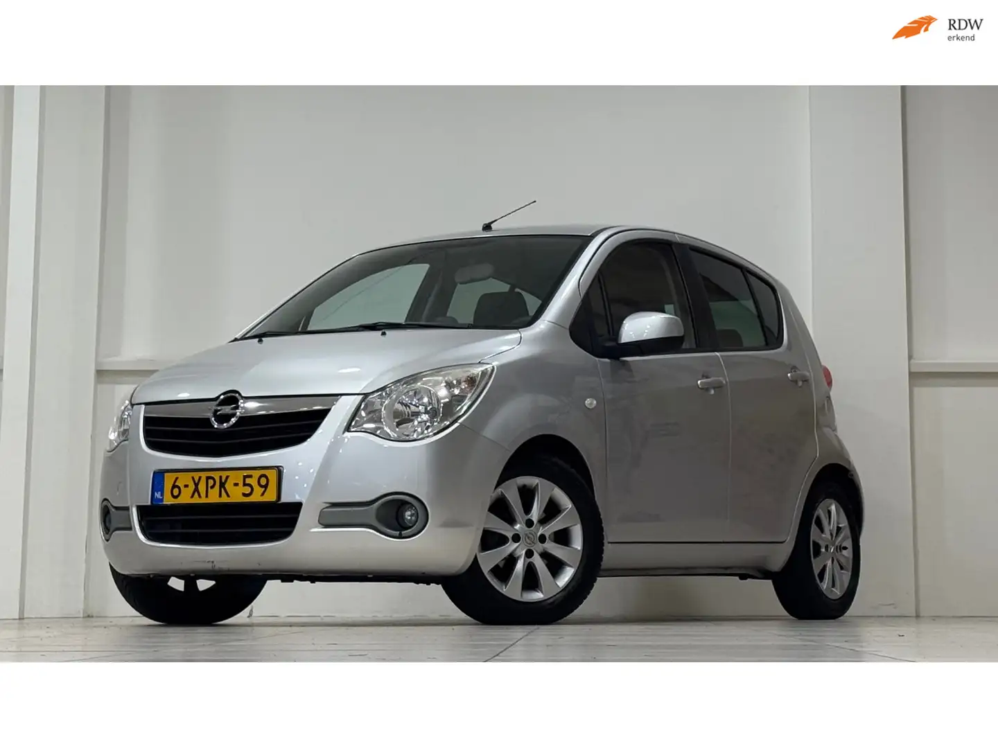Opel Agila 1.0 Berlin Airco! Nieuwe APK Mooi! Garantie Grijs - 1