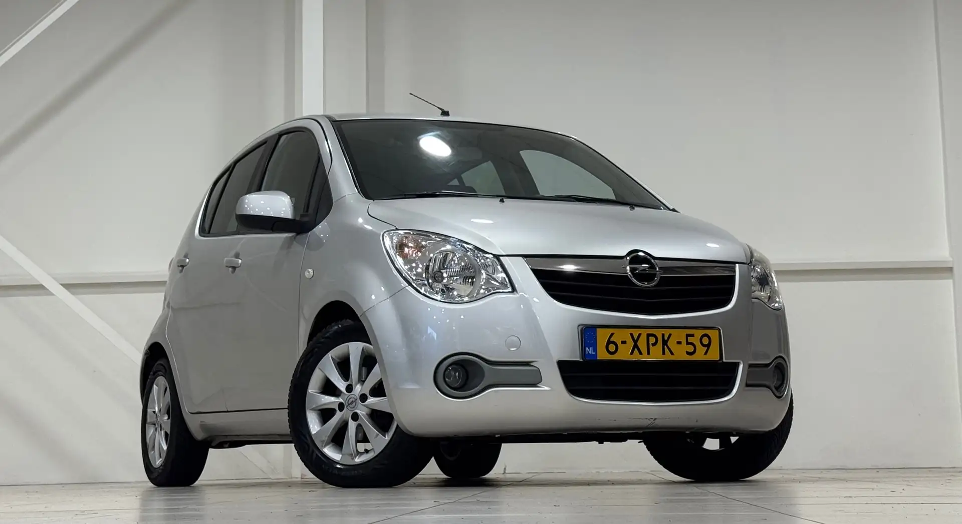 Opel Agila 1.0 Berlin Airco! Nieuwe APK Mooi! Garantie Grijs - 2