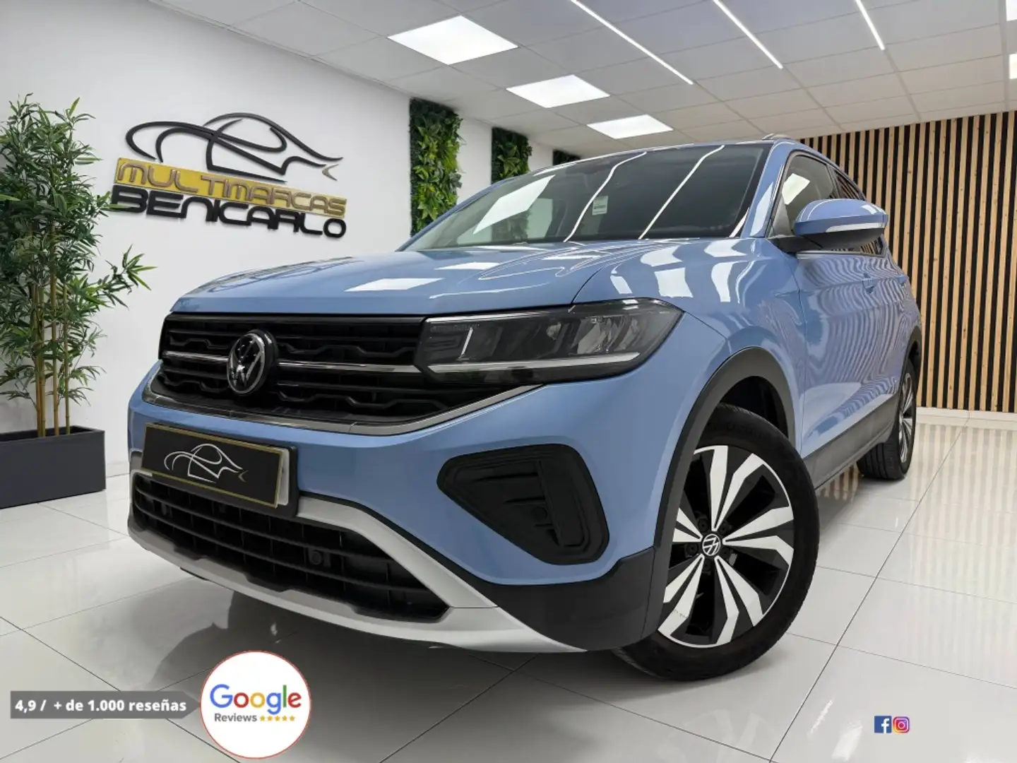 Volkswagen T-Cross 1.0 TSI Life 70kW Azul - 2