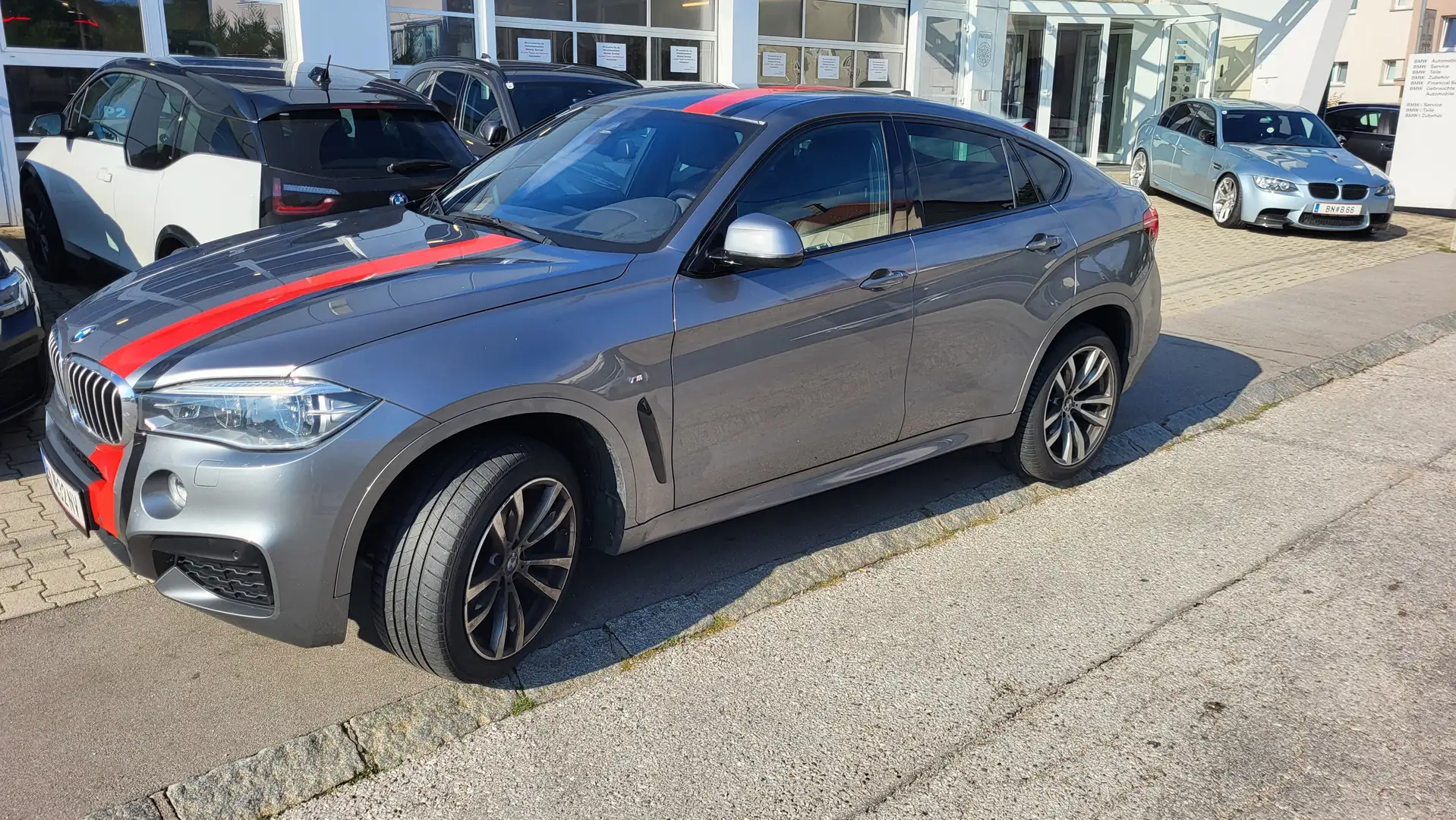 BMW X6 X6 xDrive40d Srebrny - 1