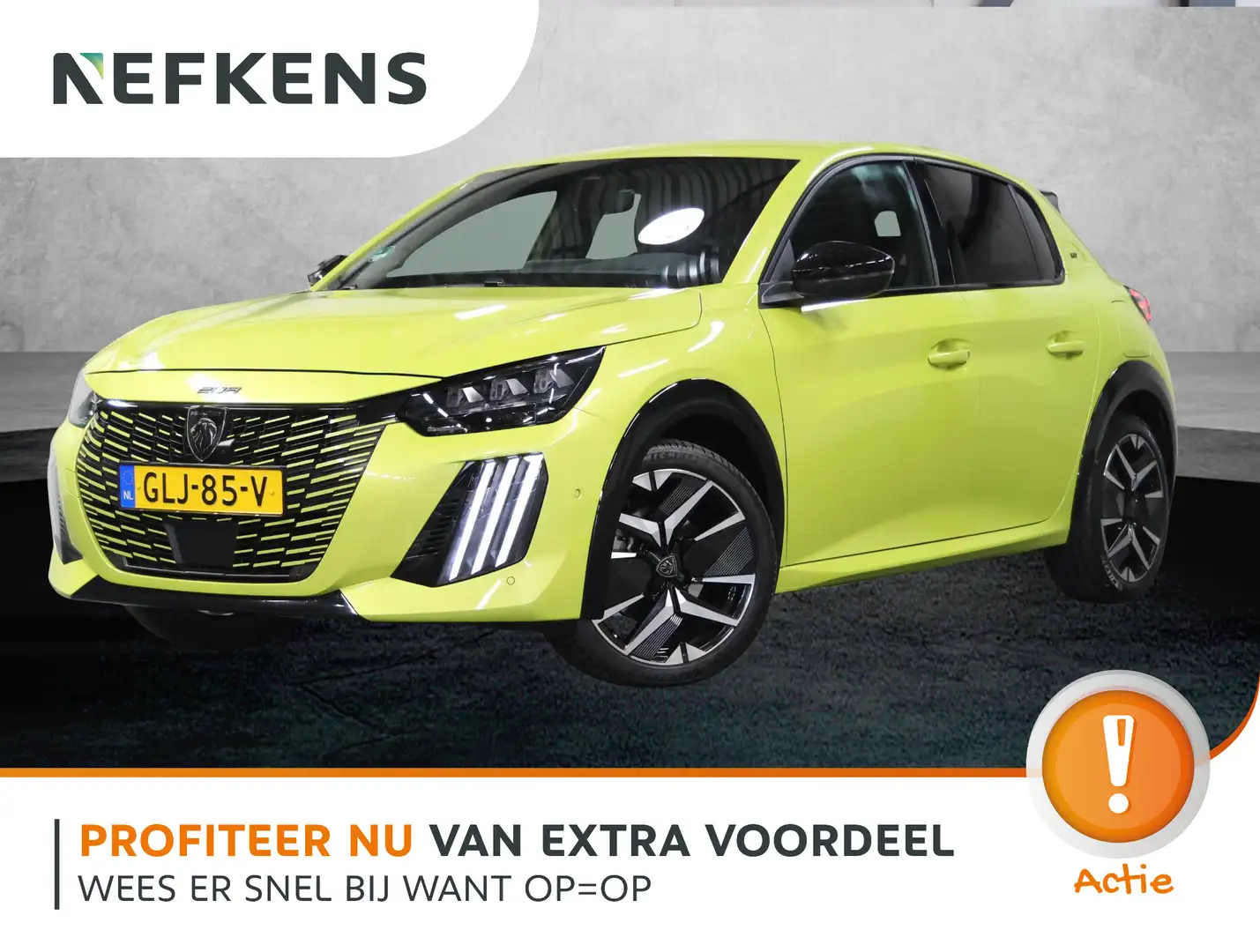 Peugeot 208 Hybrid 136PK e-DCS6 GT | AUTOMAAT | 1ste eigenaar Geel - 1
