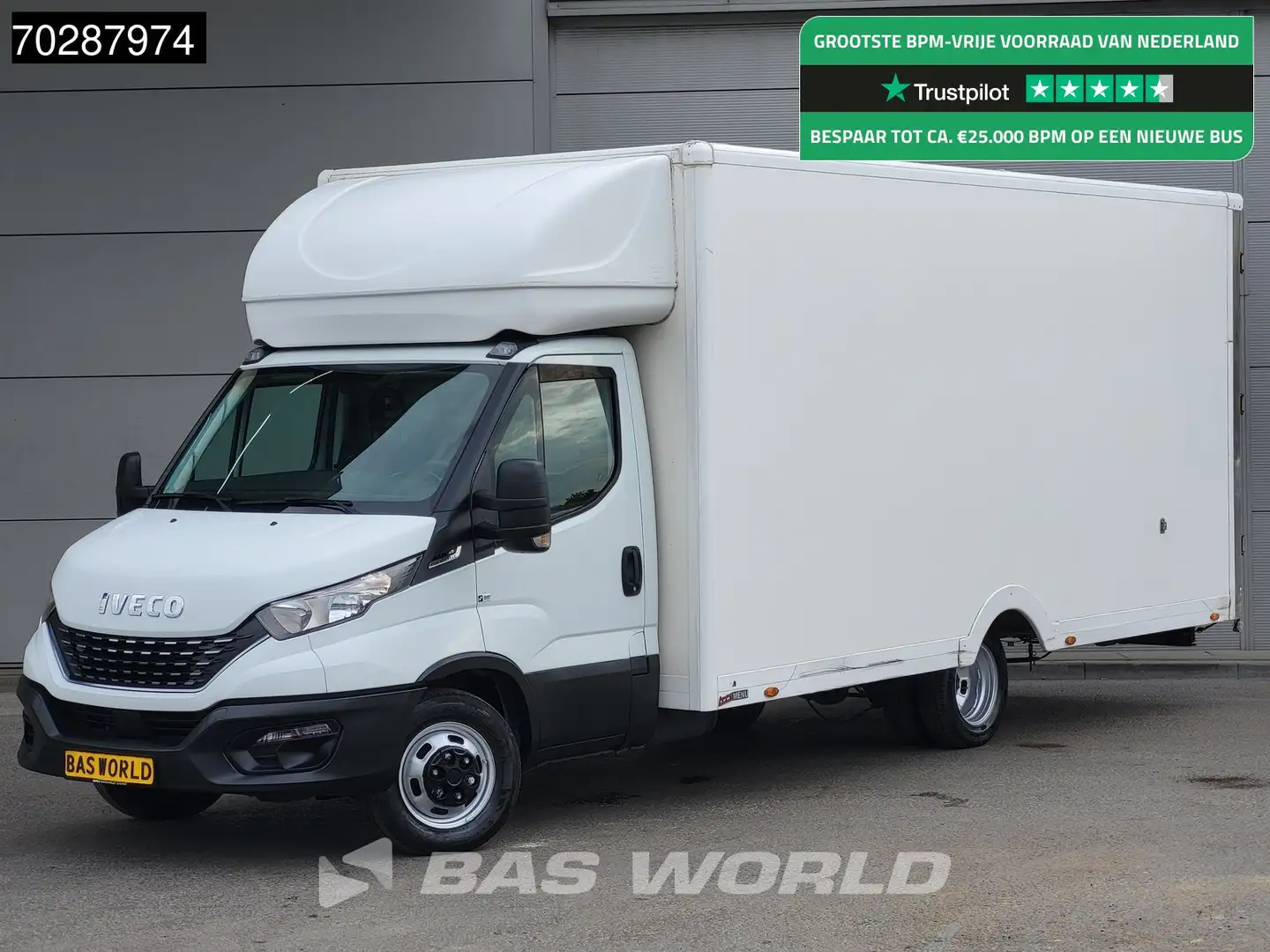 Iveco Daily 35C14 Automaat Luchtvering 530cm lang! Verkoopwage Wit - 1