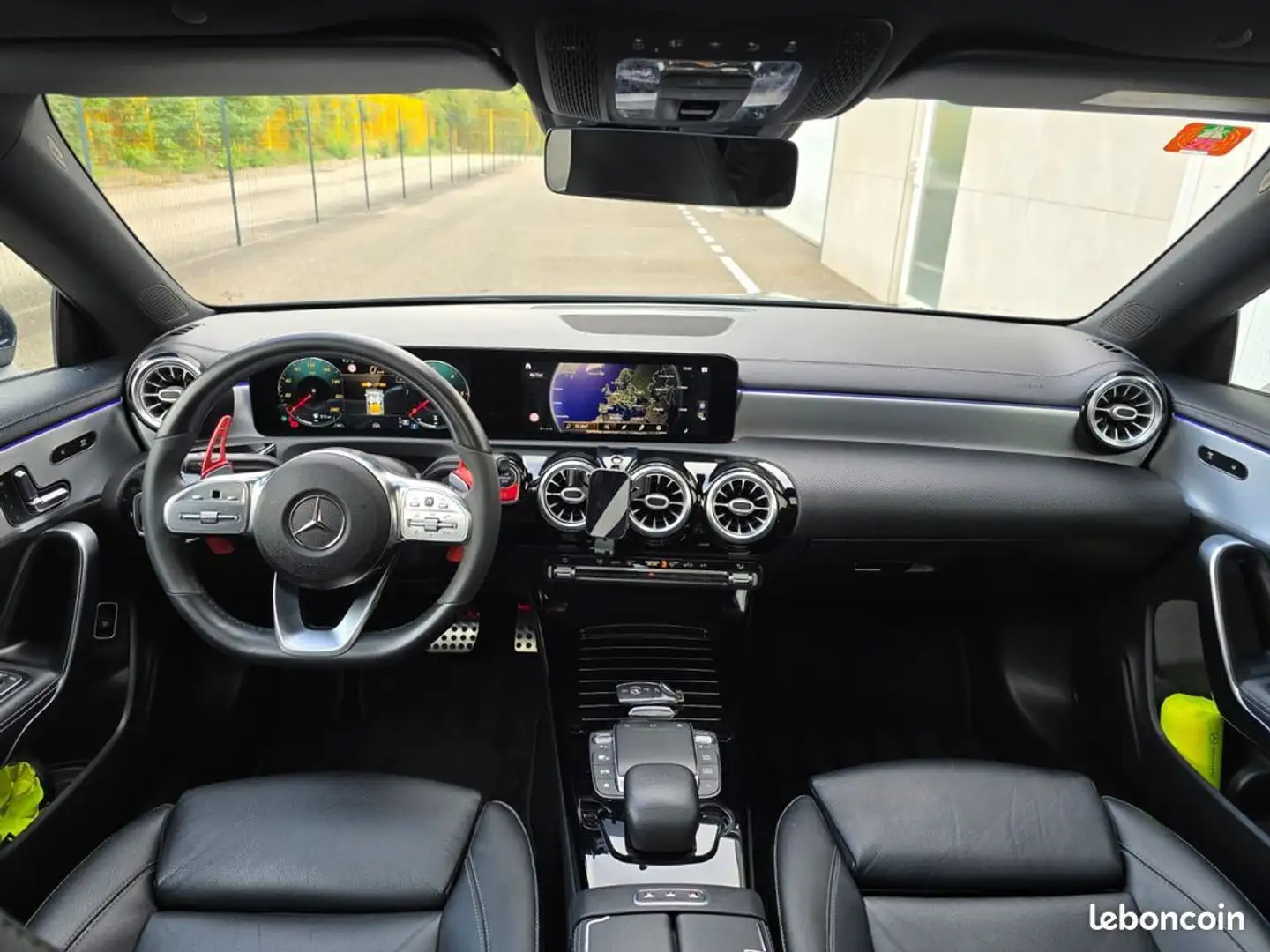 Mercedes-Benz CLA 200 Classe 2.0 200 d 150ch amg line camera 360-cuir-multibeam Blau - 2