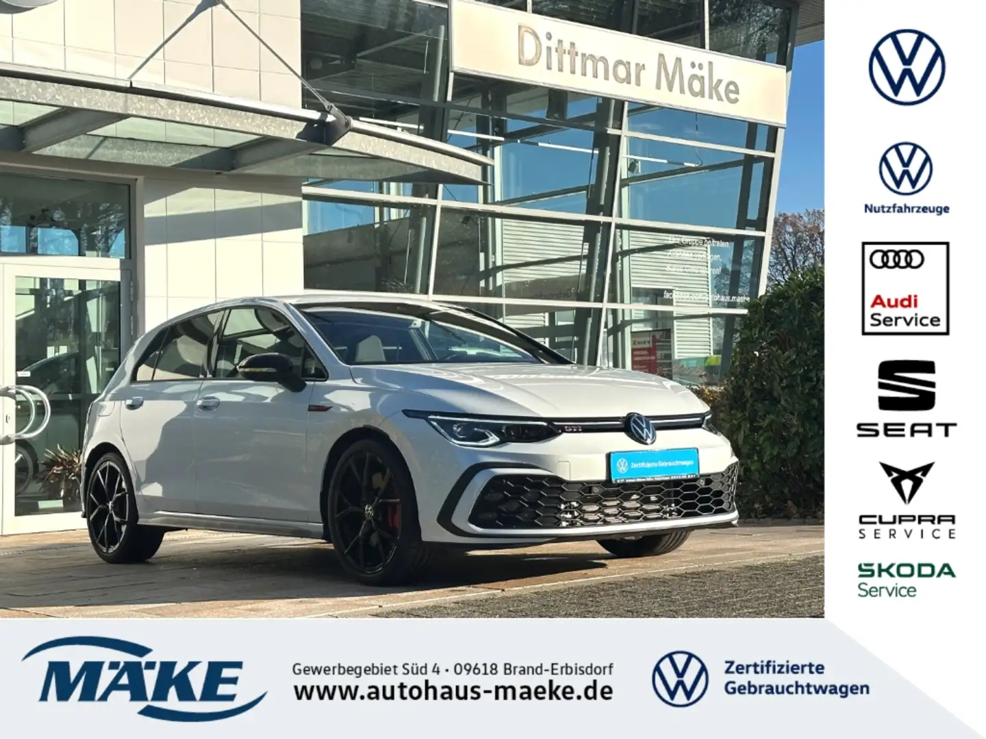 Volkswagen Golf GTI 2.0 TSI OPF DSG DCC BLACK STYLE RFK HUD Weiß - 1