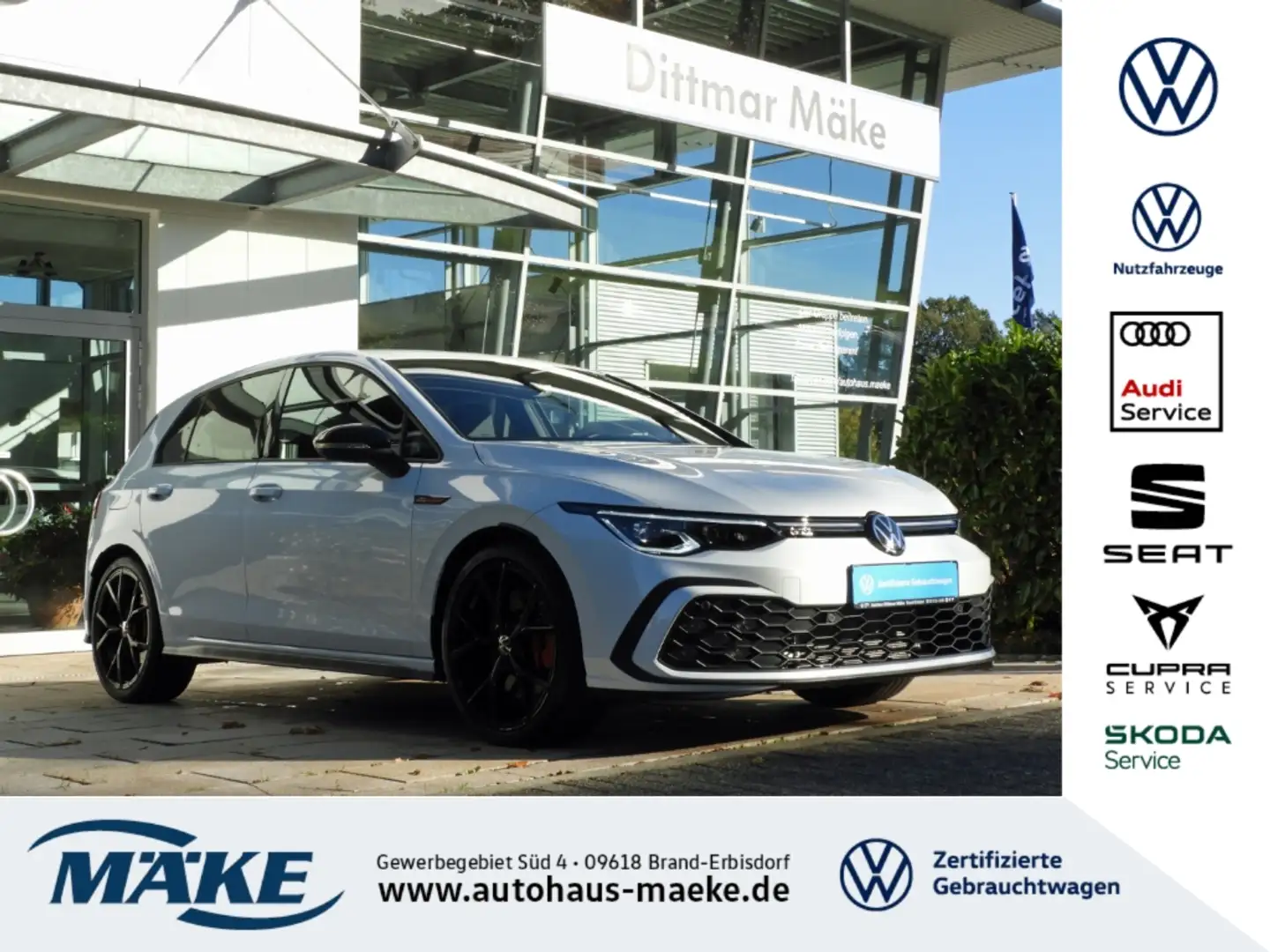 Volkswagen Golf GTI 2.0 TSI OPF DSG DCC BLACK STYLE RFK HUD Weiß - 1