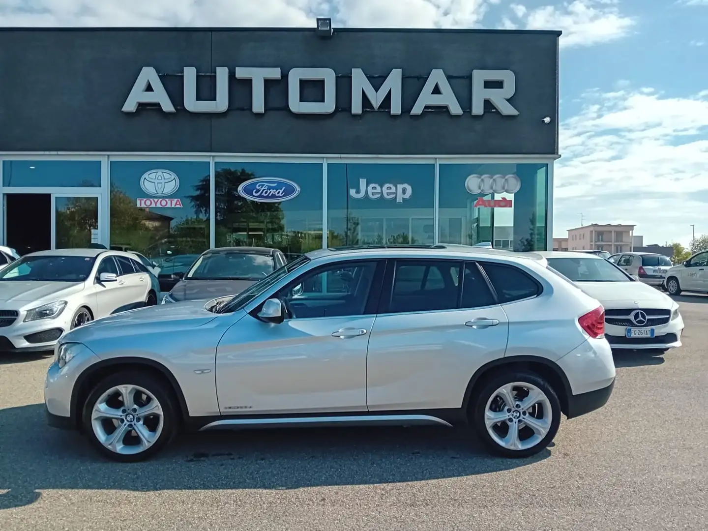 BMW X1 xdrive23dA Futura UNICOPROPRIETARIO Grigio - 1