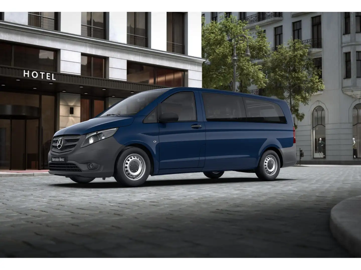Mercedes-Benz Vito 114 CDI Tourer PRO Extralang Klima*Navi*9GT Blau - 2
