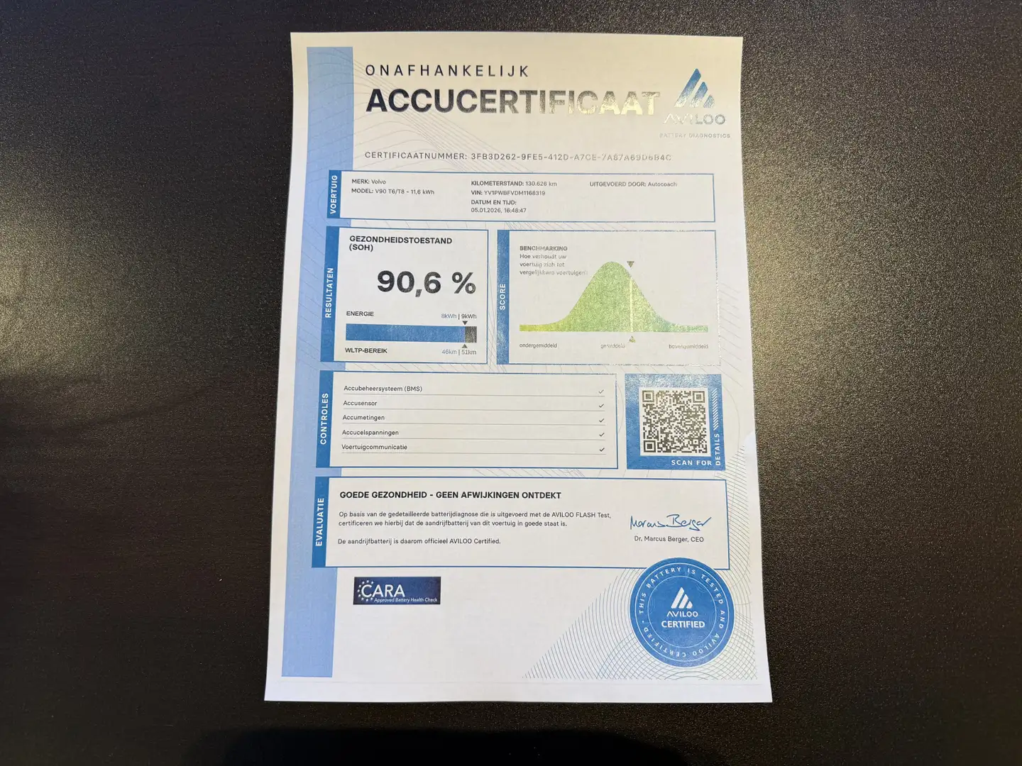 Volvo V90 T6 AWD R-Design BLACK PANO/TREKHAAK/H&K/MEMORY/LEE Noir - 2