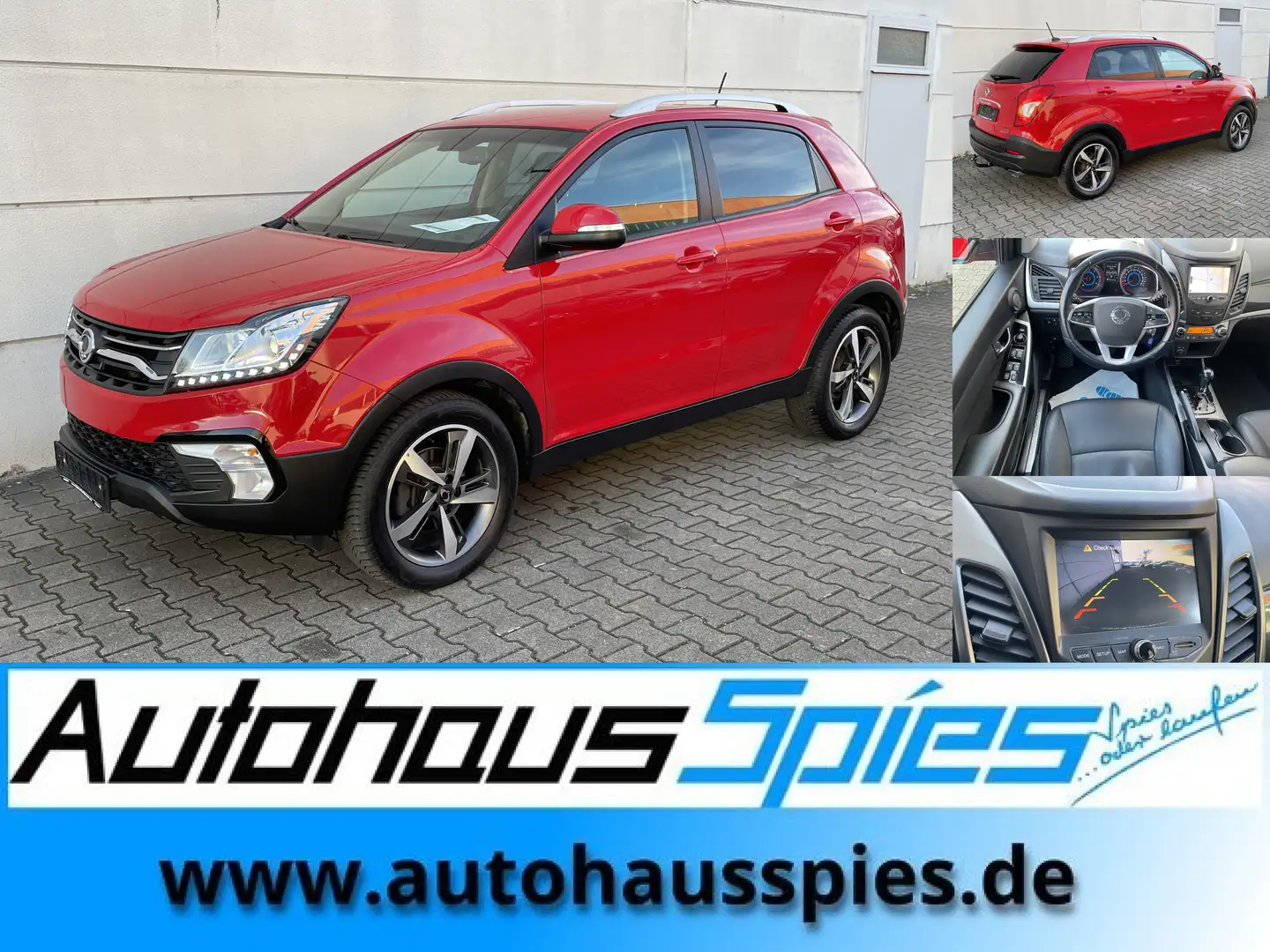 SsangYong Korando 2.2 E-XDI 2WD AT Sapphire AHK Rkam Shz Nav Leder Rot - 1