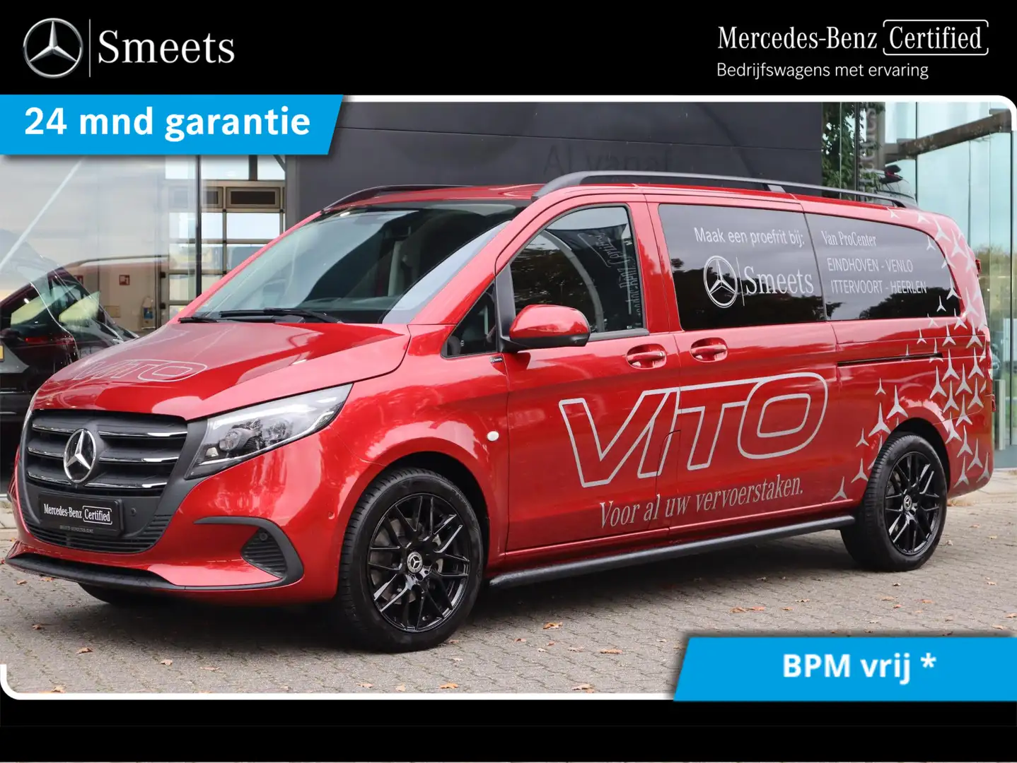 Mercedes-Benz Vito 116 CDI L3 SELECT DUBBELE CABINE Rouge - 1