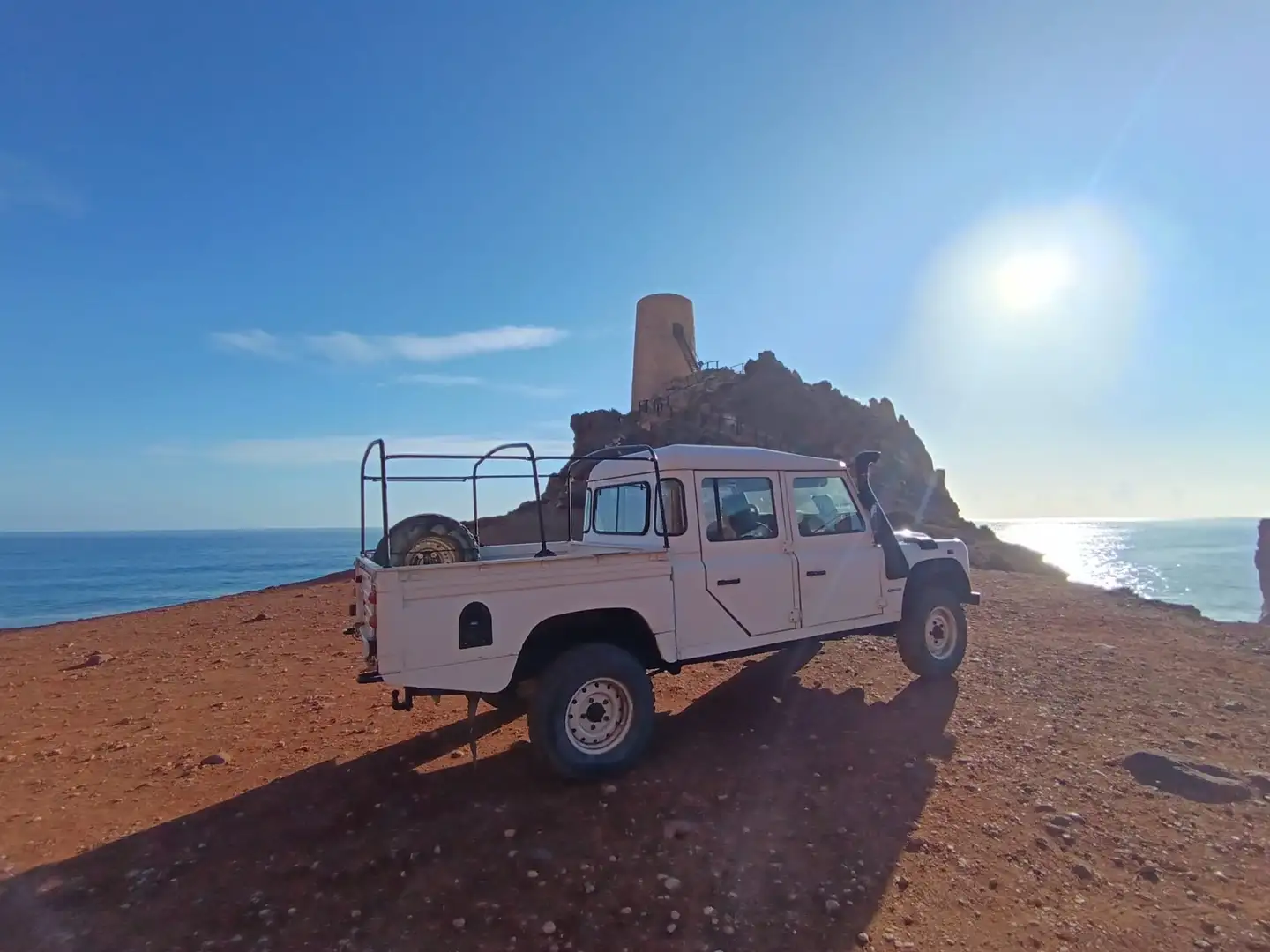 Land Rover Defender Defender 130 TD5 Pick Up Blanco - 2