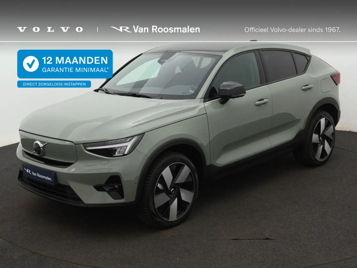 Volvo C40 Extended Plus 82 kWh | 20 inch wielen | privacy gl Vert - 1