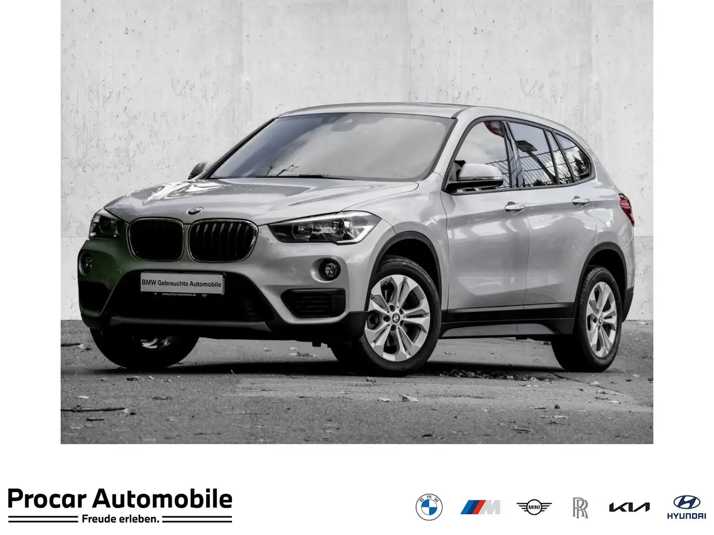 BMW X1 sDrive18i Advantage DAB Navi Tempomat Shz Argento - 1